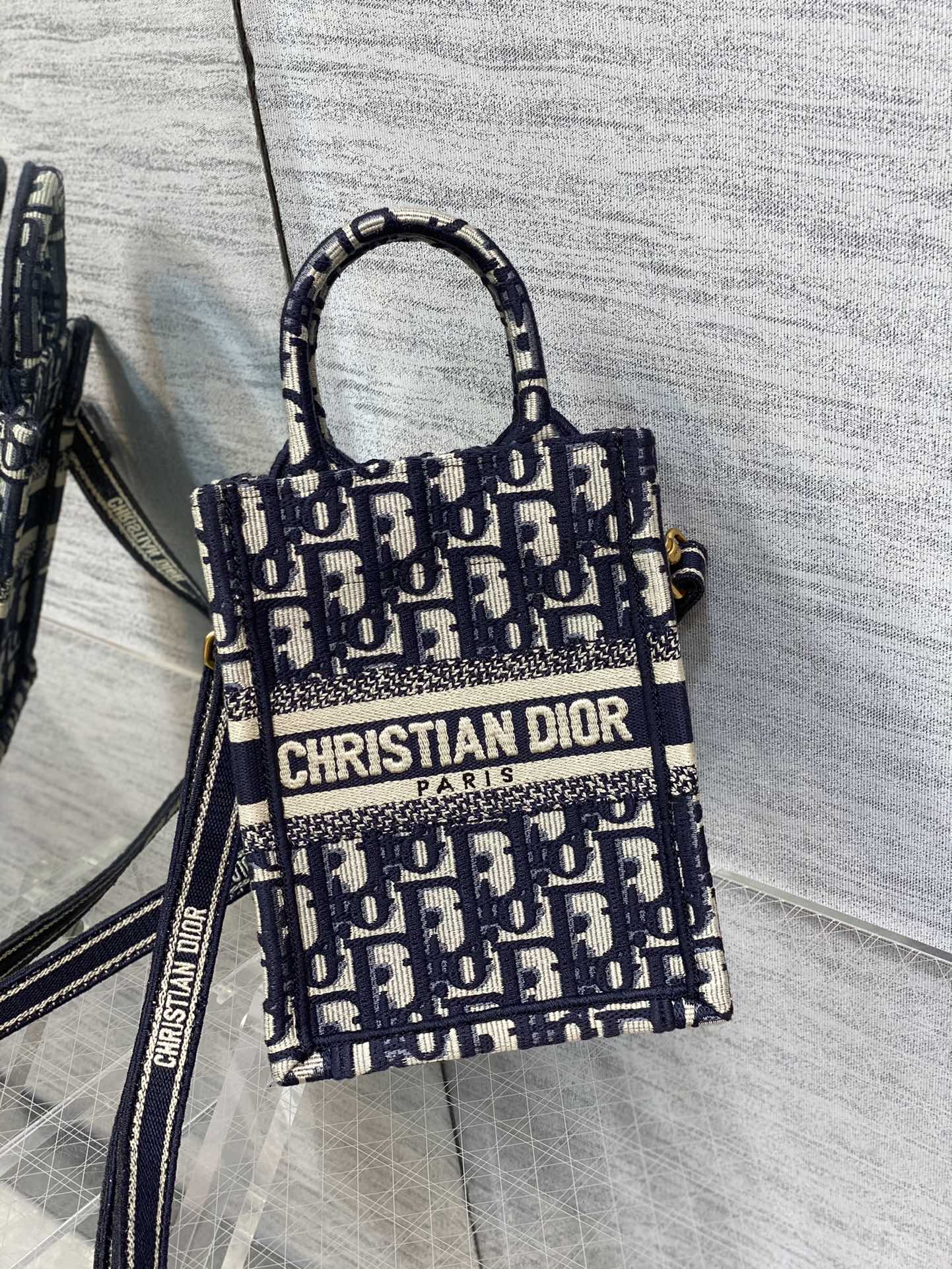 D*or mini book tote-13.5*5*18cm