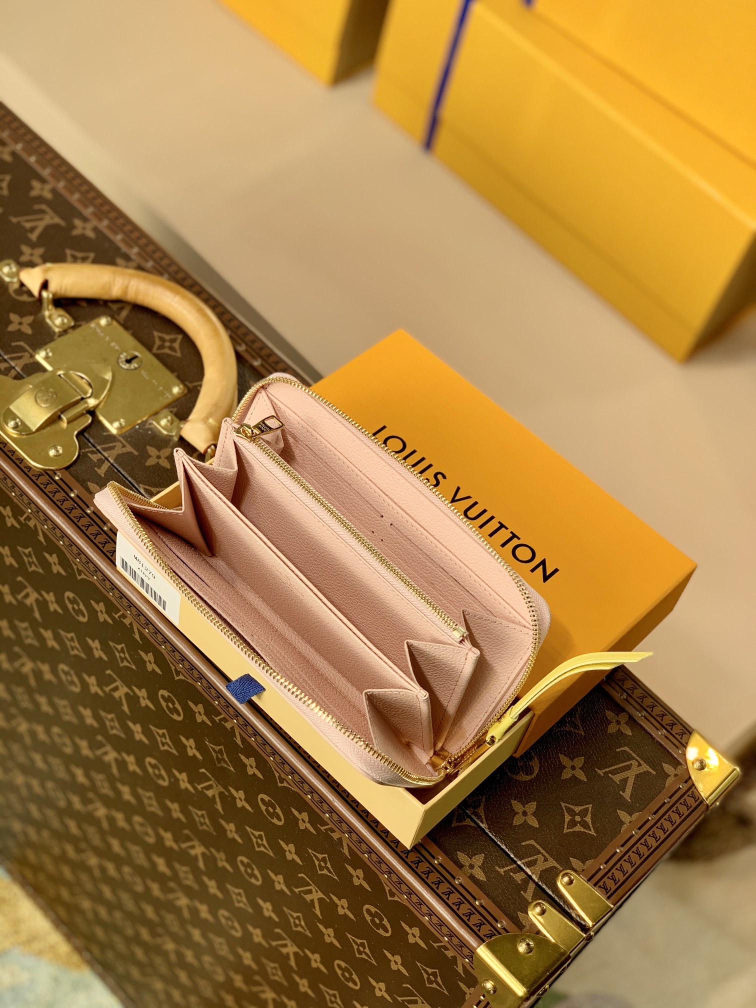 l0*is V*t0n spring in the city zippy wallet m81280-19.5x10.5x2.5cm