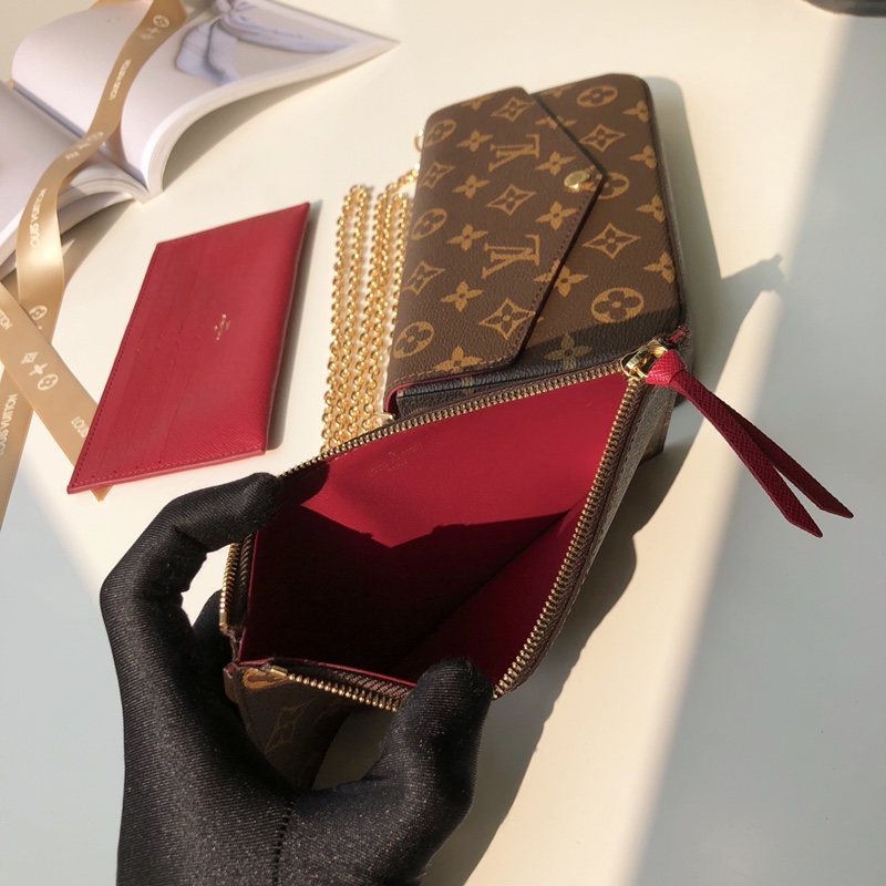 l0*is V*t0n m61276 pochette félicie wallet -21*12*3cm
