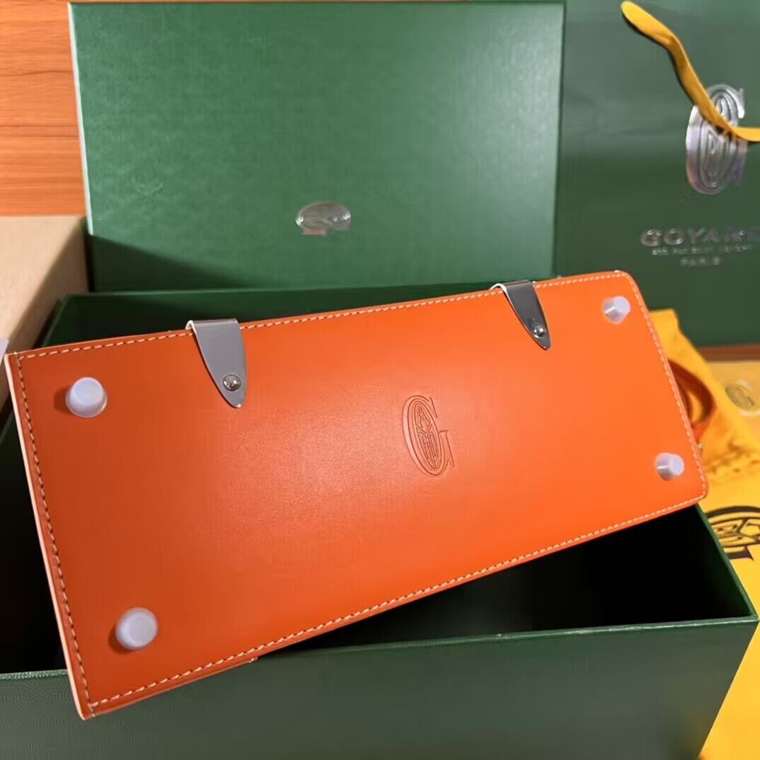Go*ard coated canvas and leather saigon top handle bag-28cm
