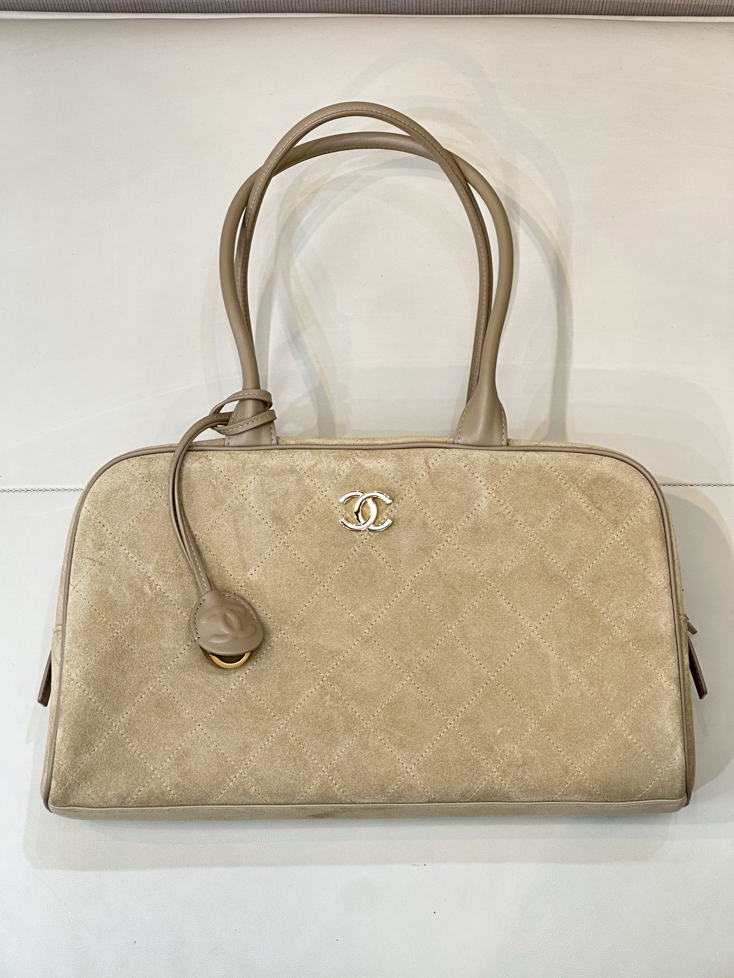 Ch@nel Bowling Bag-19*35.5*12.5CM