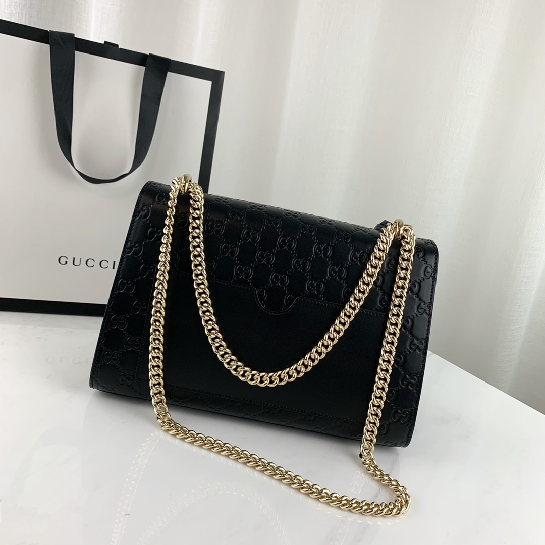 G*u*i padlock bag-30x19x9cm