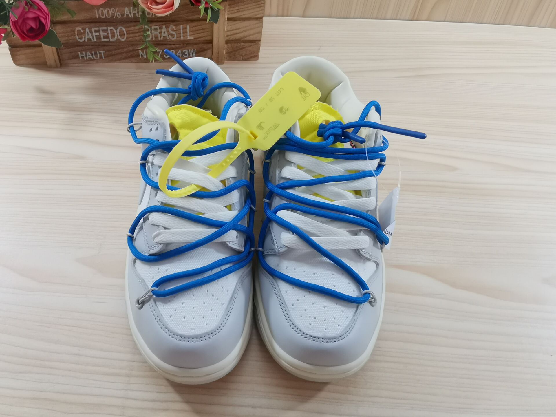 NIKE DUNK LOW OFF-WHITE LOT 10 DM1602-112