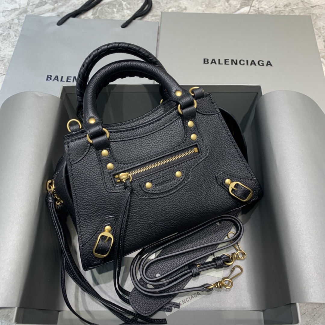 Ba*len*cia*ga neo classic bag-16.5*22*9*14.5cm