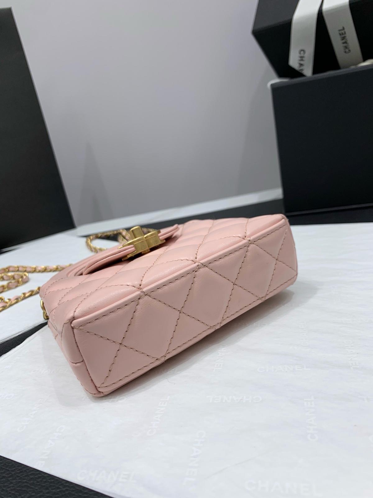 Ch@Nel Kelly Chain Bag-8.3*12.5*4CM