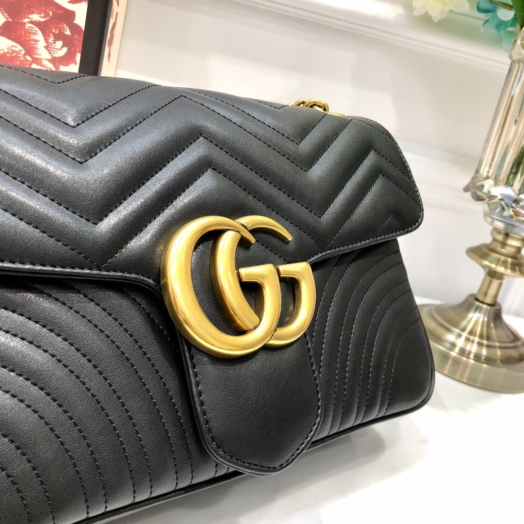 G*u*i gg marmont chain bag-31*19*7cm