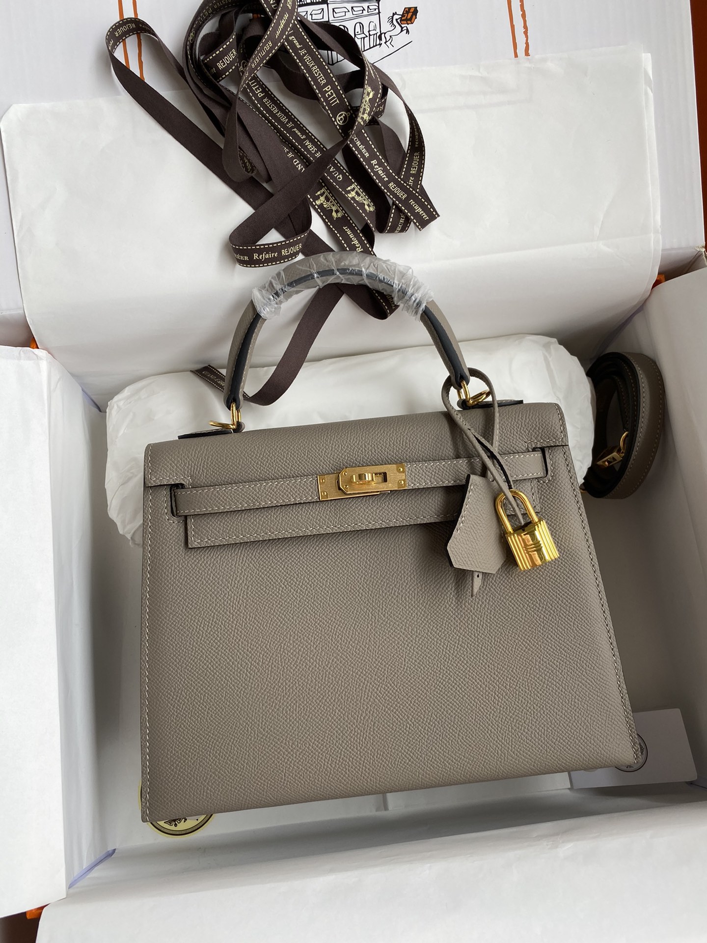 H**mes kelly-epsom leather-25cm