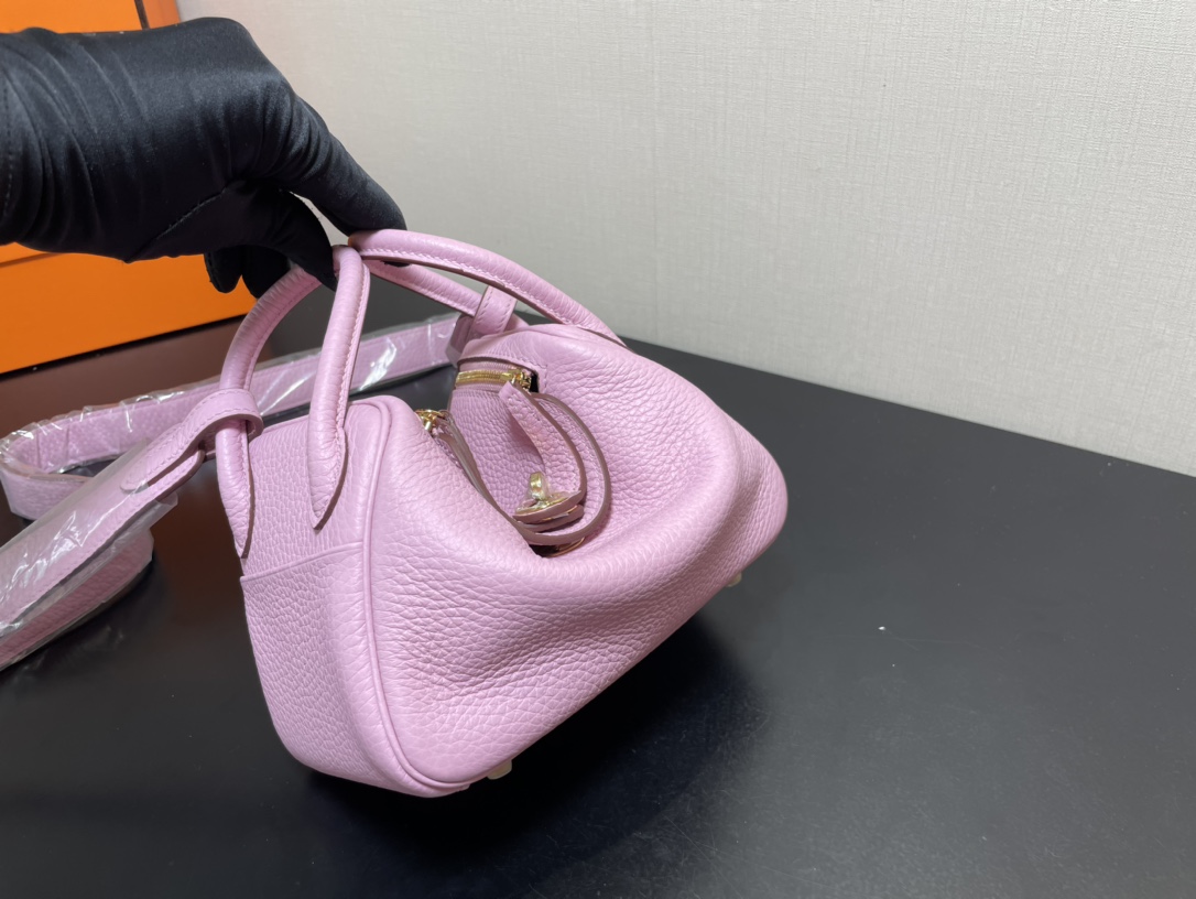 H**mes lindy 19-togo leather-19cm