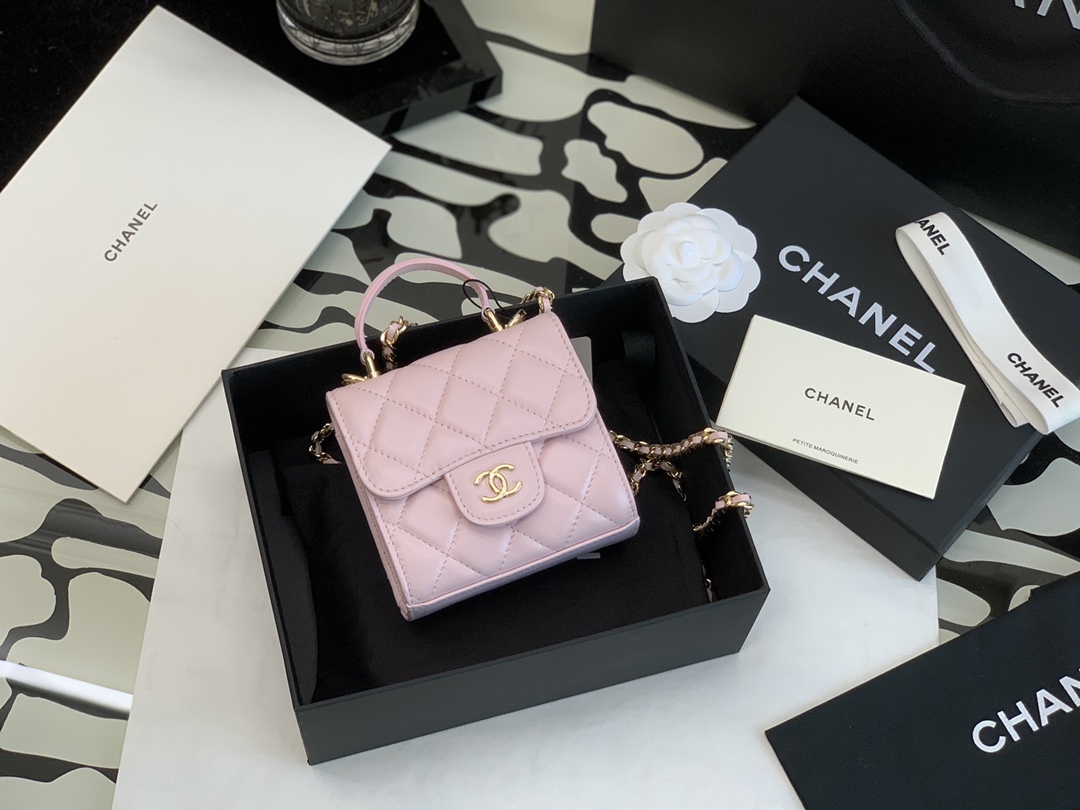 Ch@nel Mini Cosmetic Bag-11*11*4CM