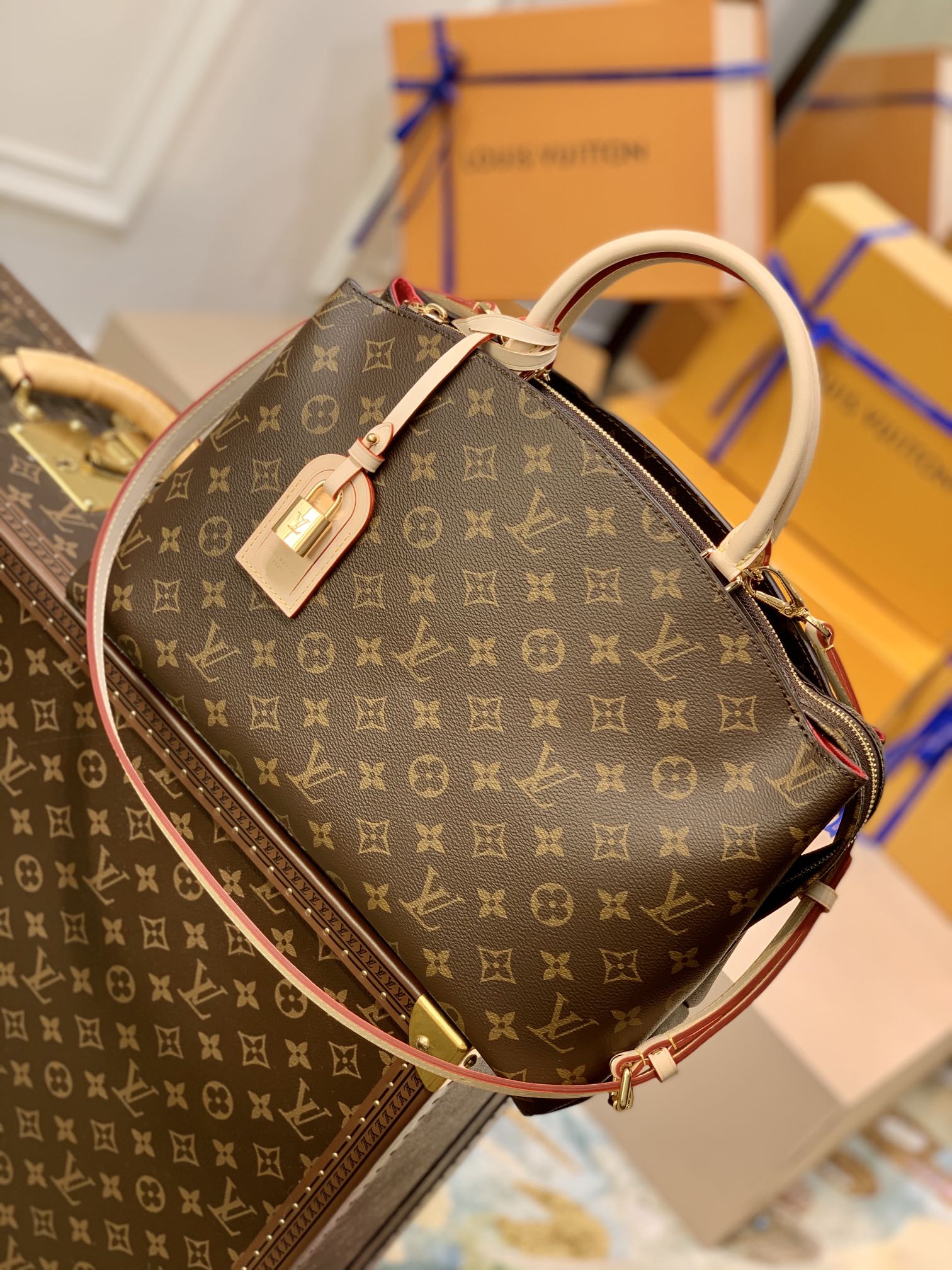 l0*is V*t0n m45898 grand palais handbags-34*24*15cm