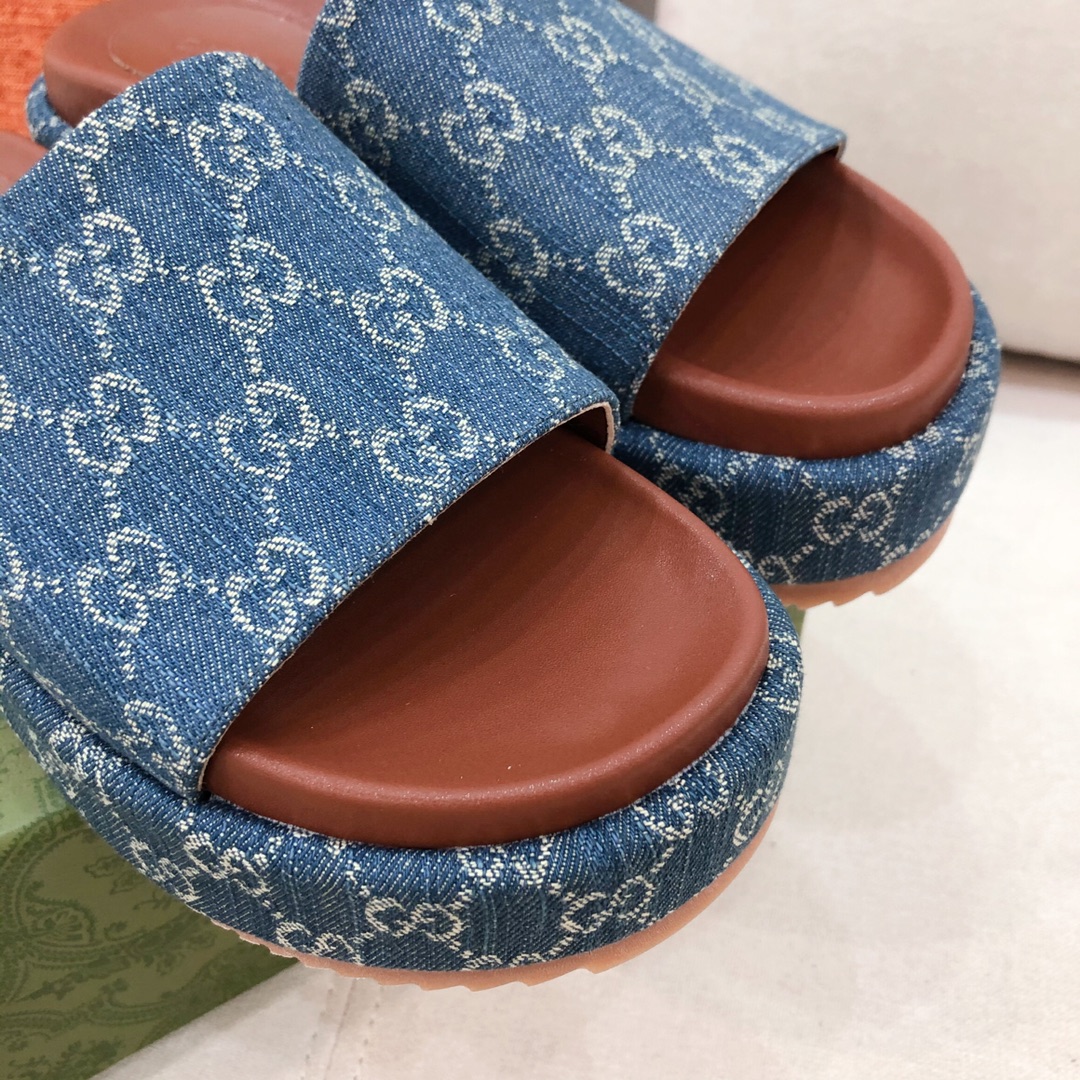 G*u*i sandals-5.5cm