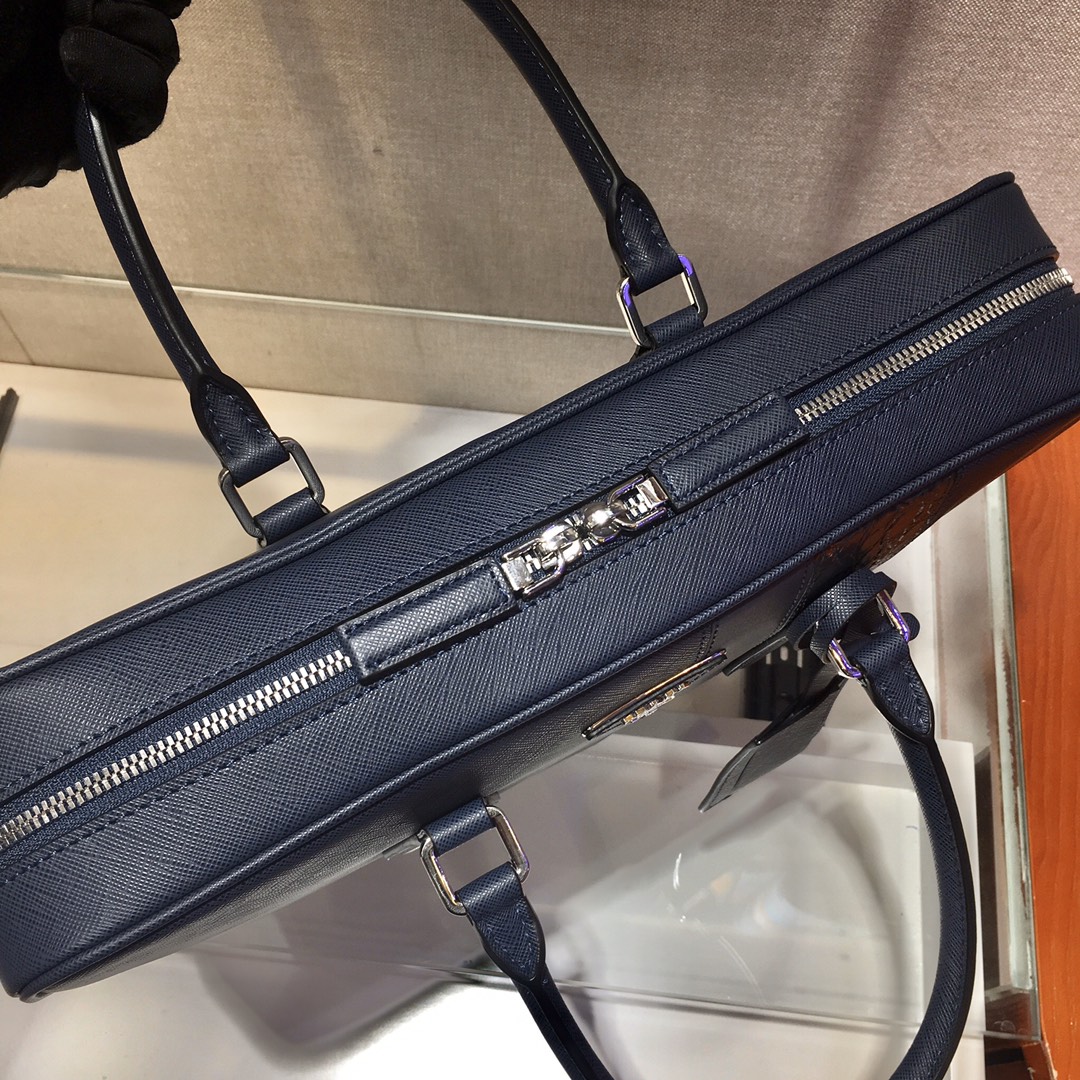 Pra*a saffiano top handlebag-2ve011d-36*28*6.5cm