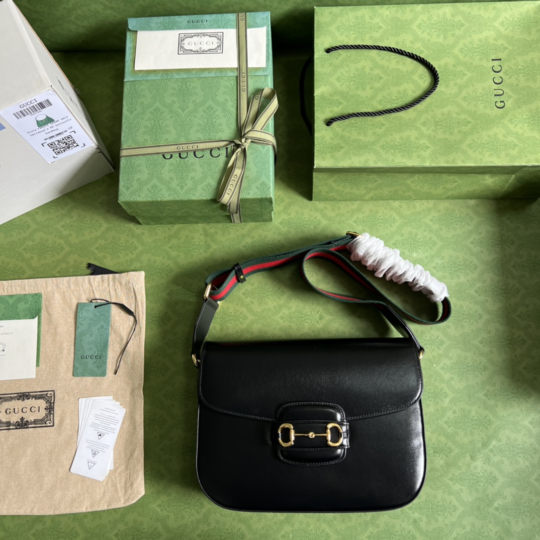 G*u*i 1955 horsebit shoulder bag-30*21*7.5cm