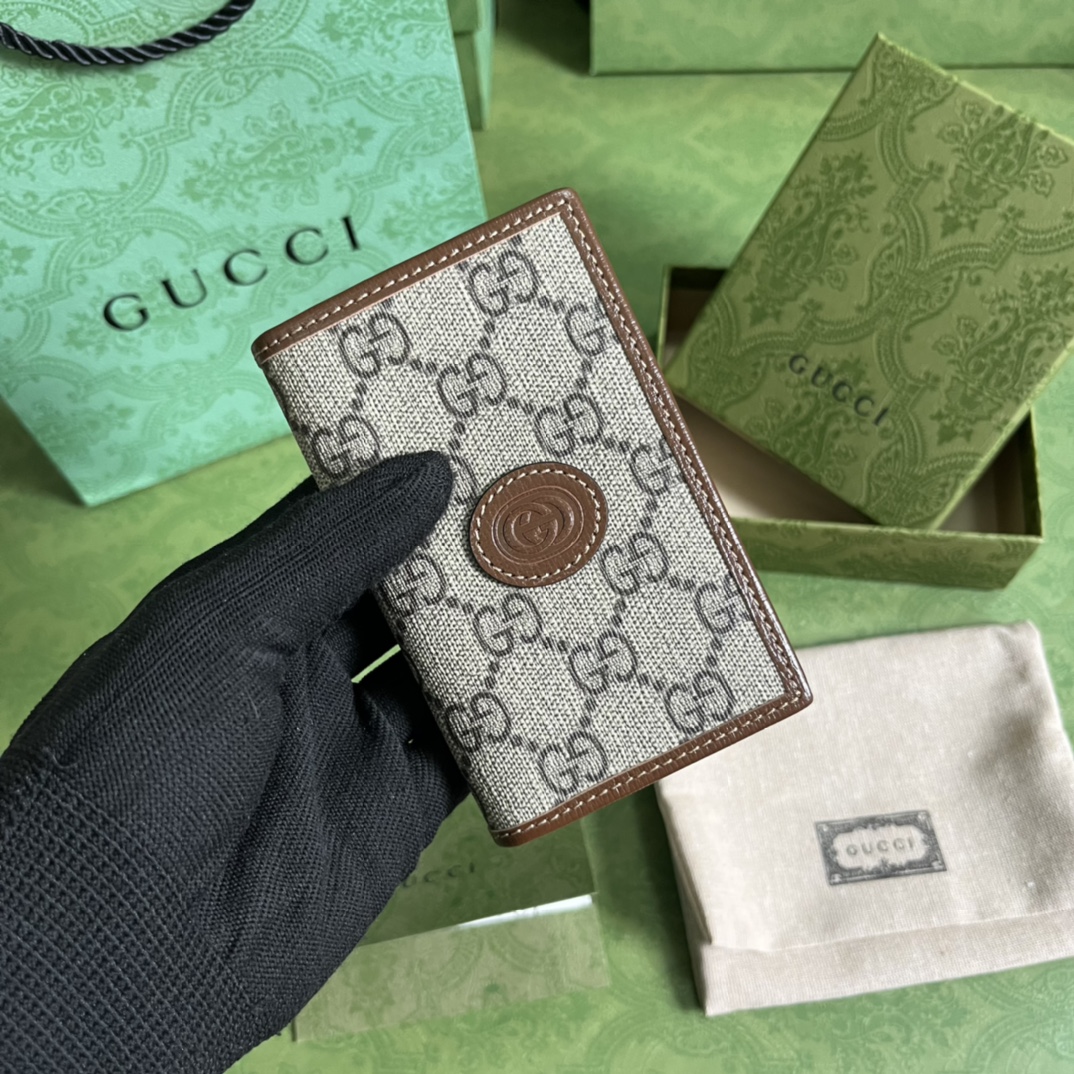 G*u*i wallet-7.5*12cm