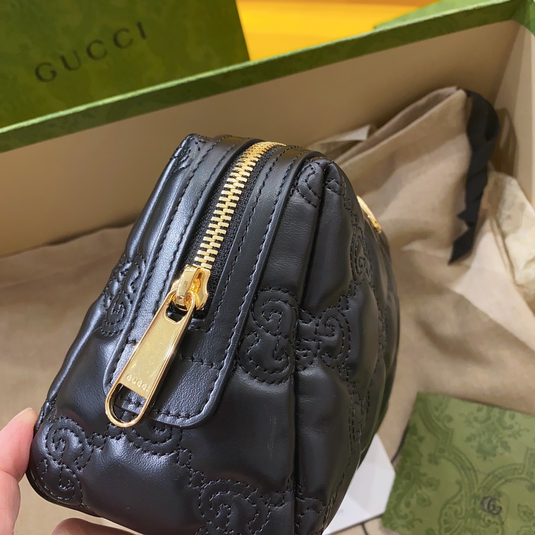 G*u*i gg matelassé cosmetic bag-16*12.5*9cm