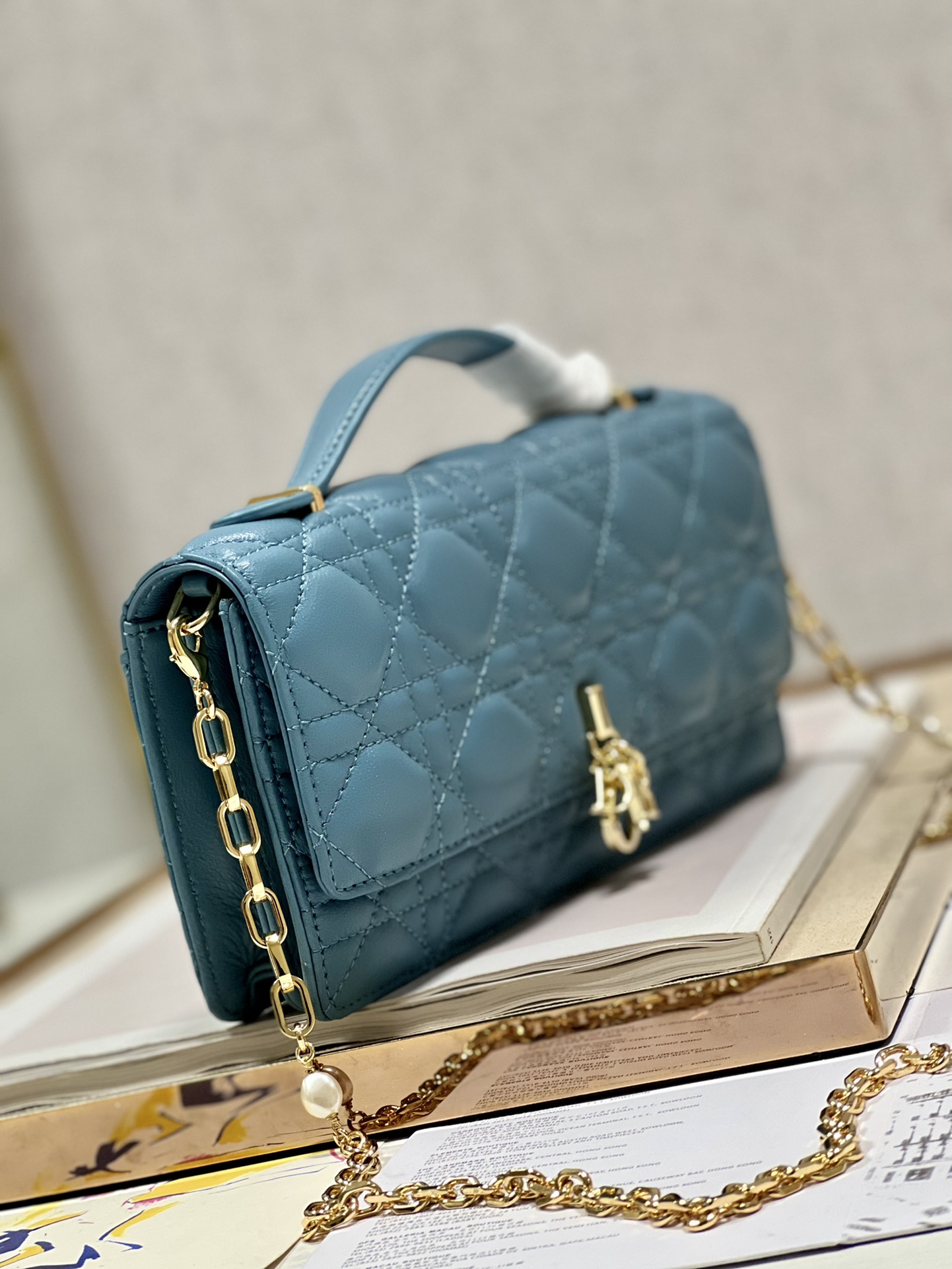 lady D*or bag-21 x 11.5 x 4.5ccm