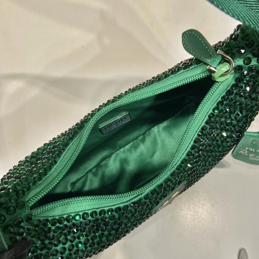 Pra*a nylon 1ne515 hobo bag-23*14*5cm