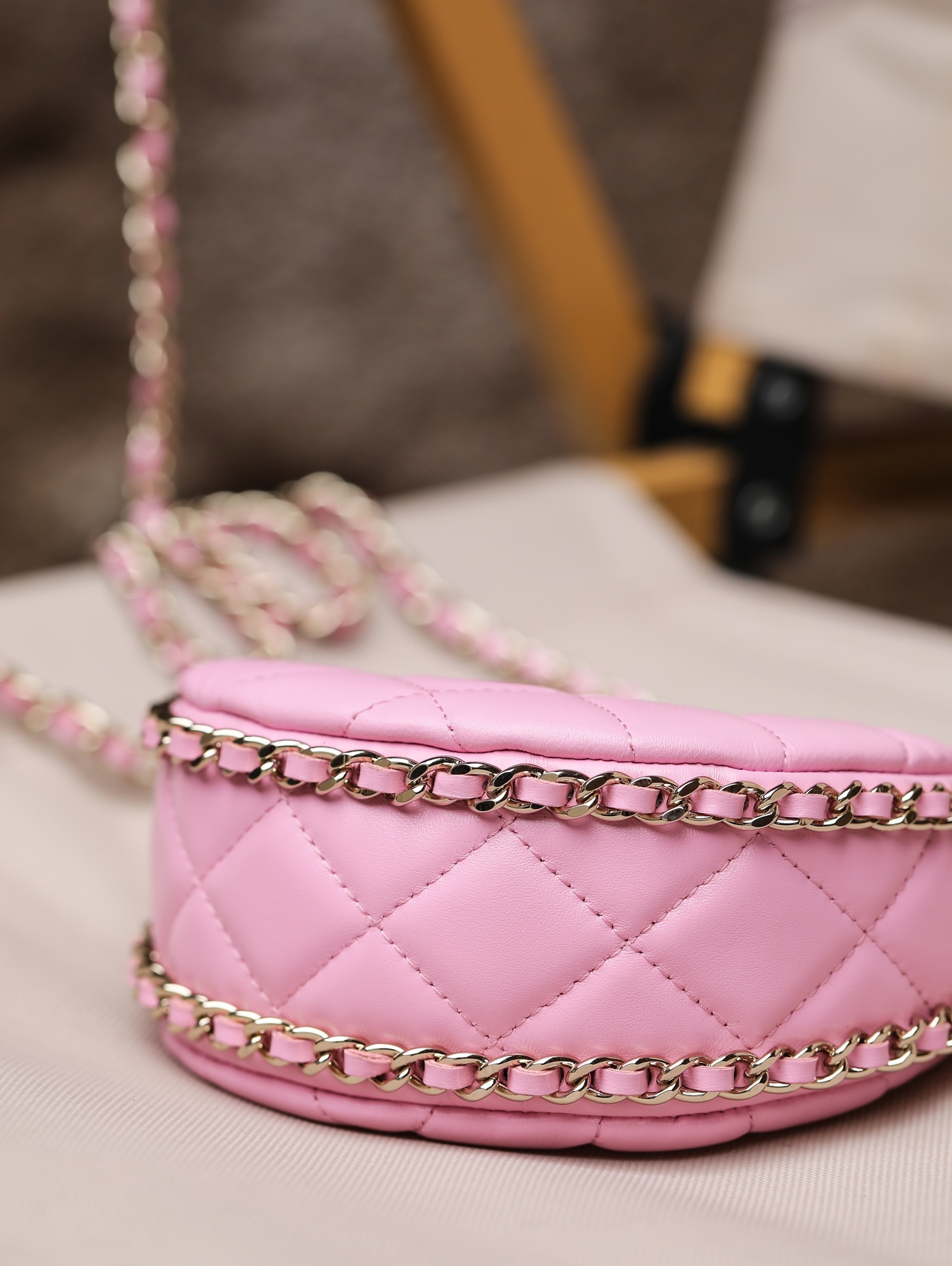 Ch@nel 23SS Moon Bag-16*10/22*14CM