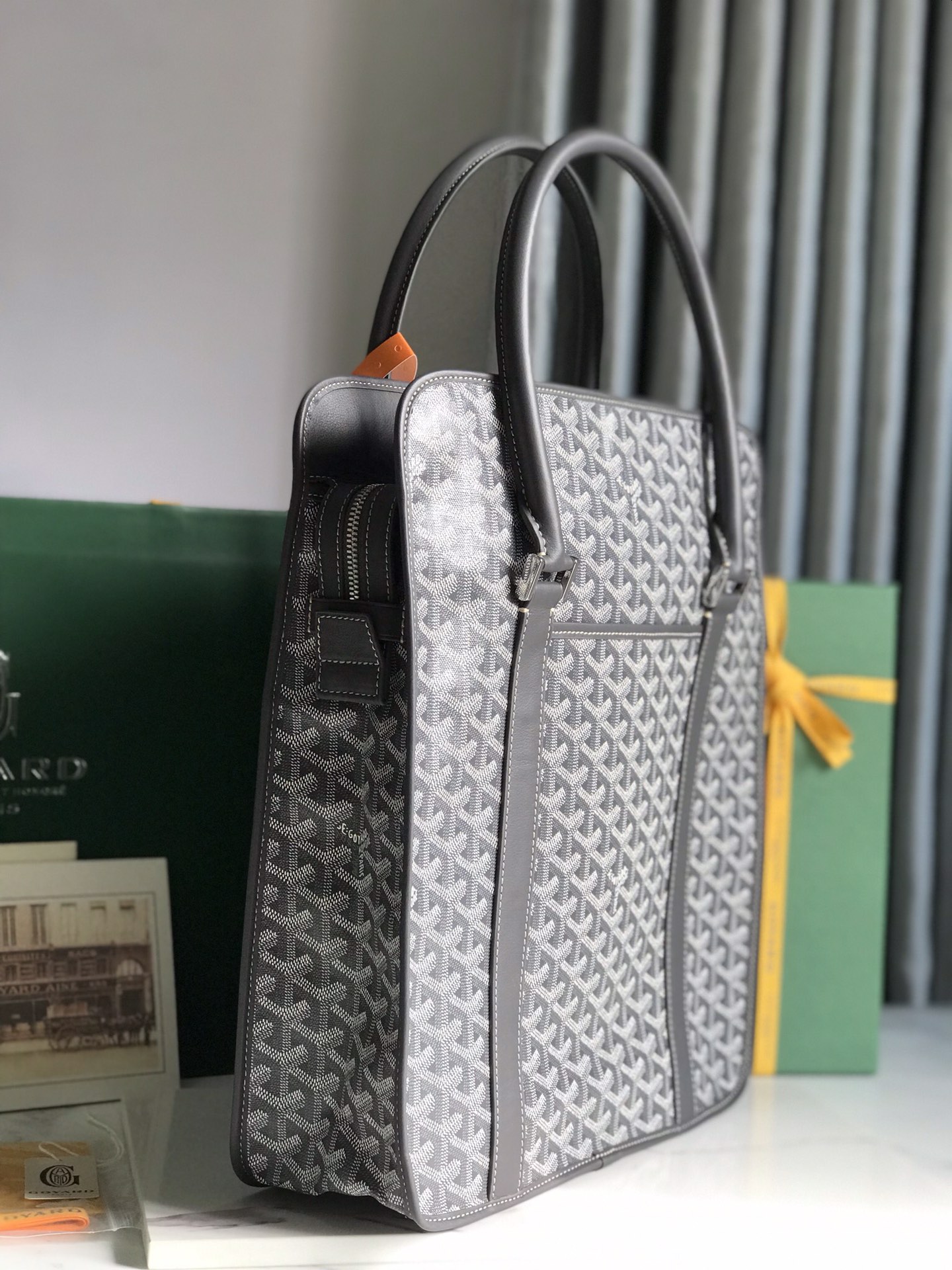 Go*ard bourgogne tote -35×39×11cm