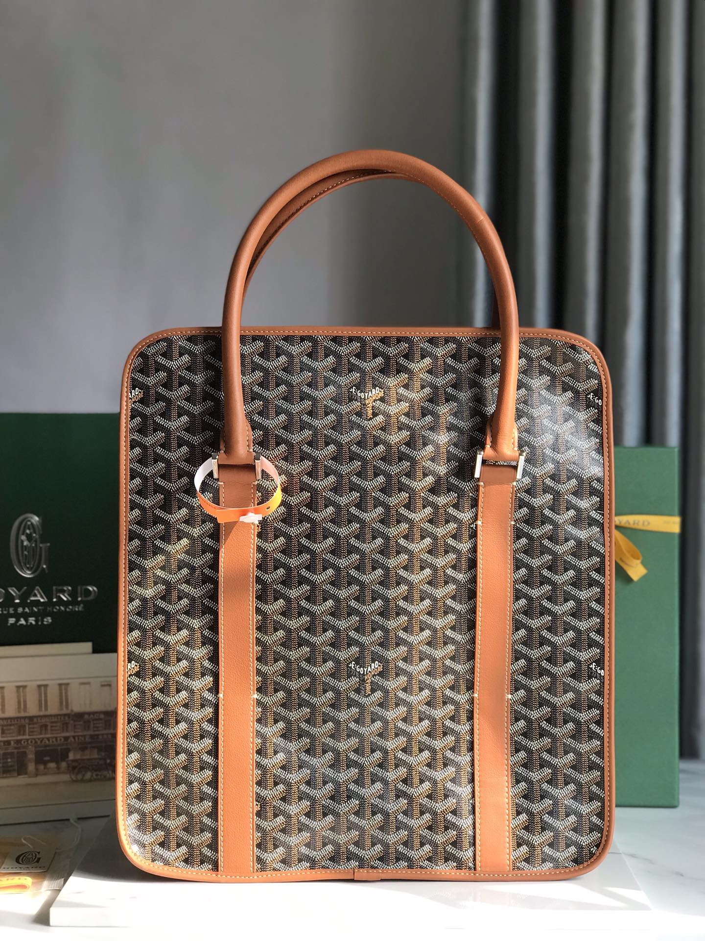 Go*ard bourgogne tote -35×39×11cm