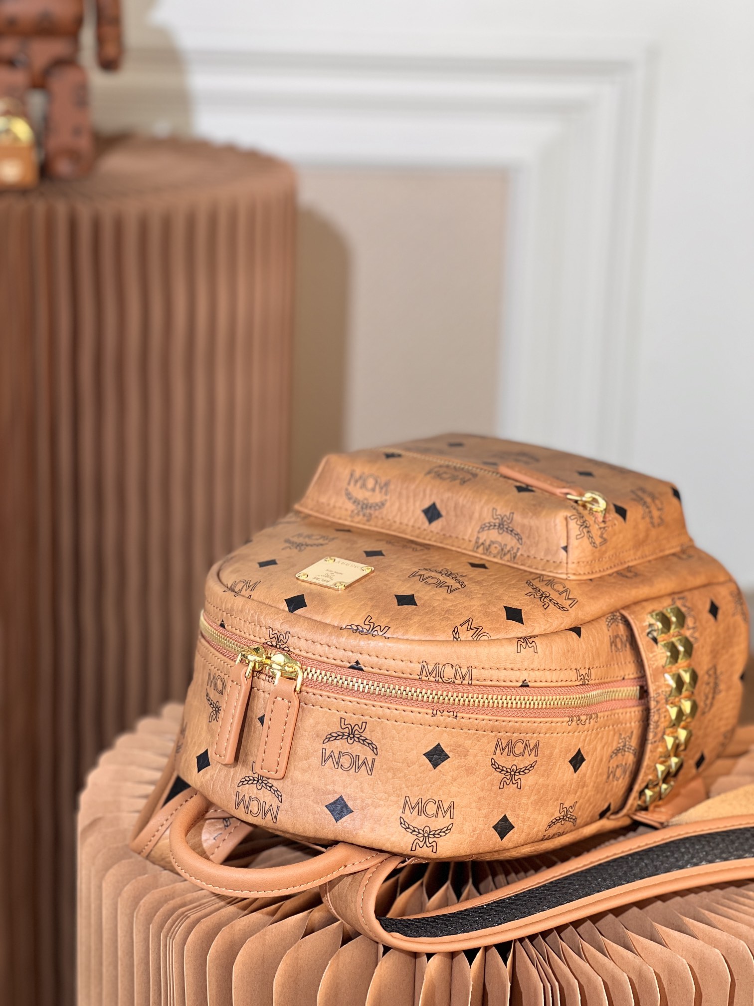 MCM Backpack-10.5 x 21.5 x 26CM