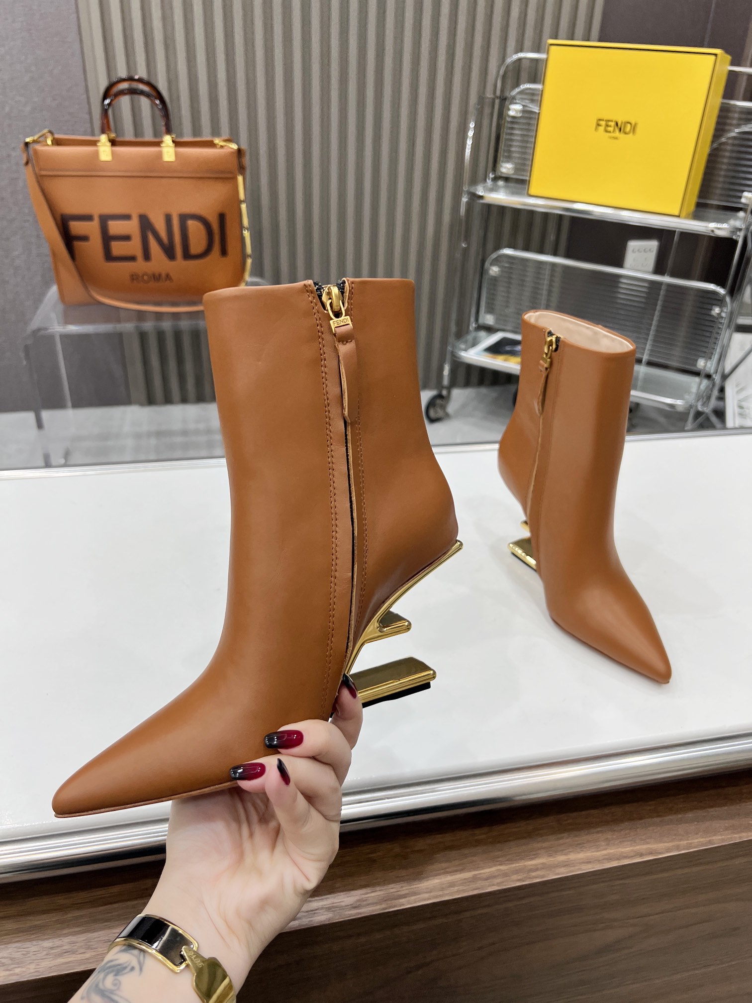 F**di first heels