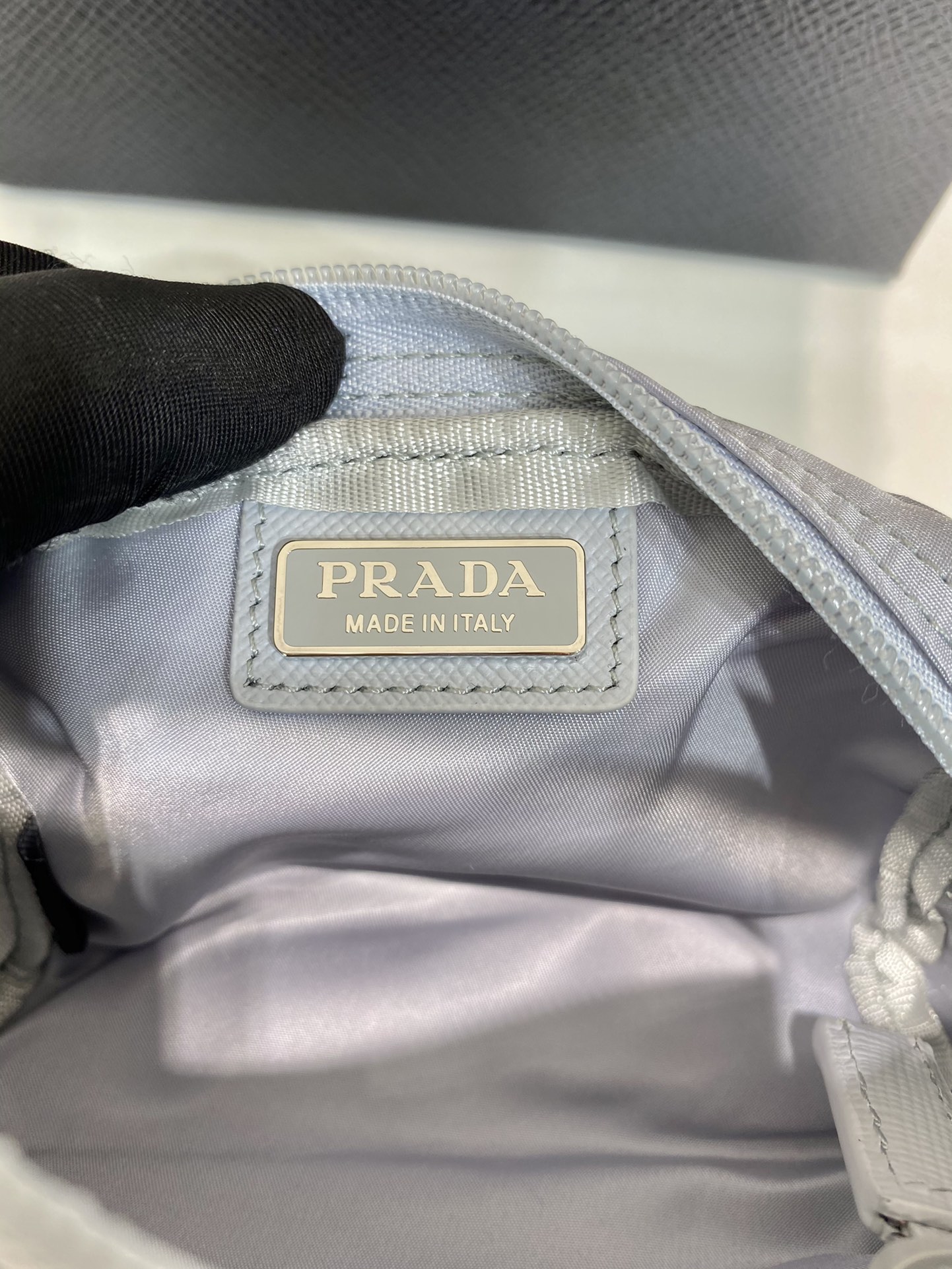 Pra*a 1na339 re-nylon bag-12*8*3.5cm