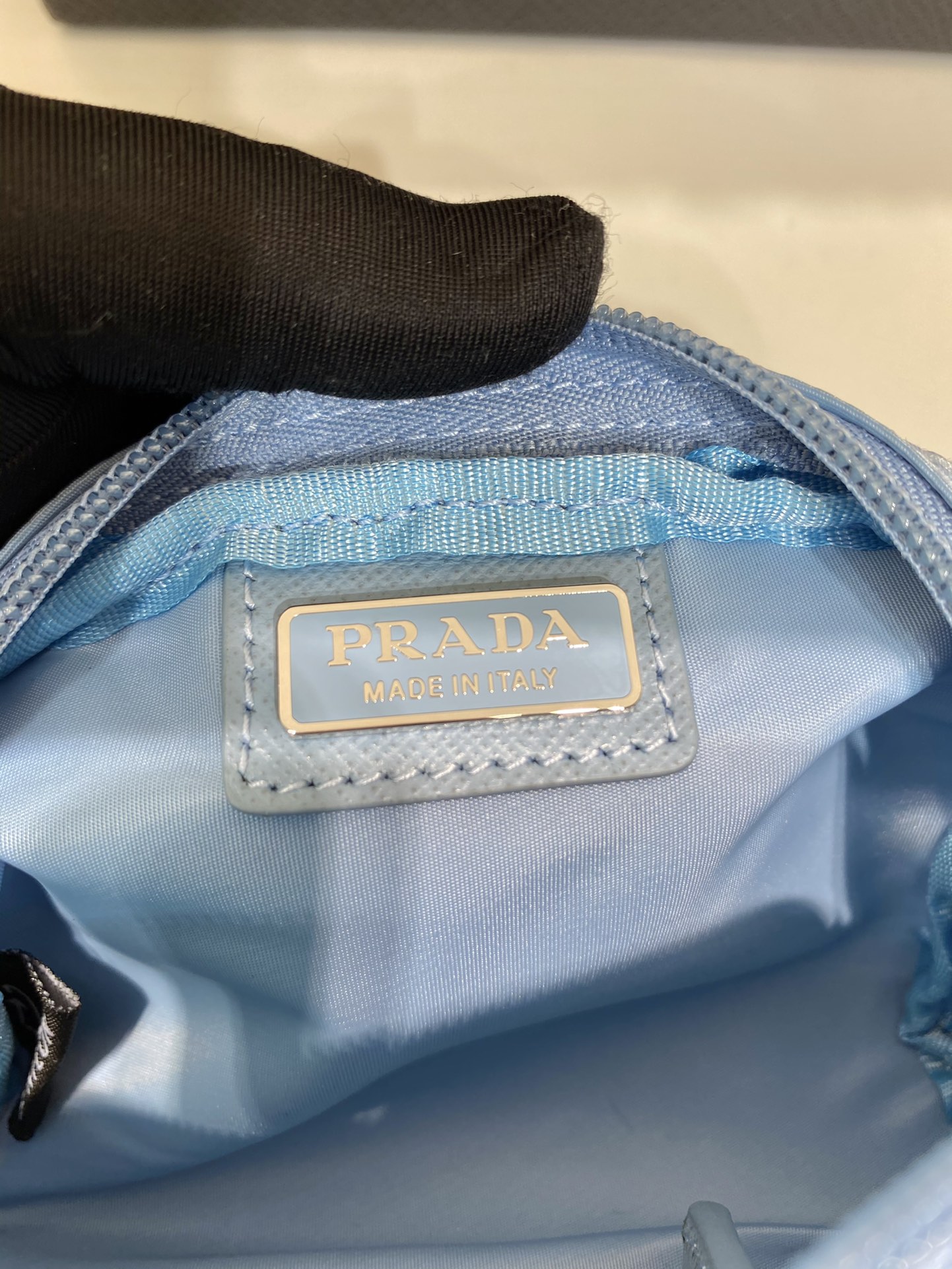 Pra*a 1na339 re-nylon bag-12*8*3.5cm