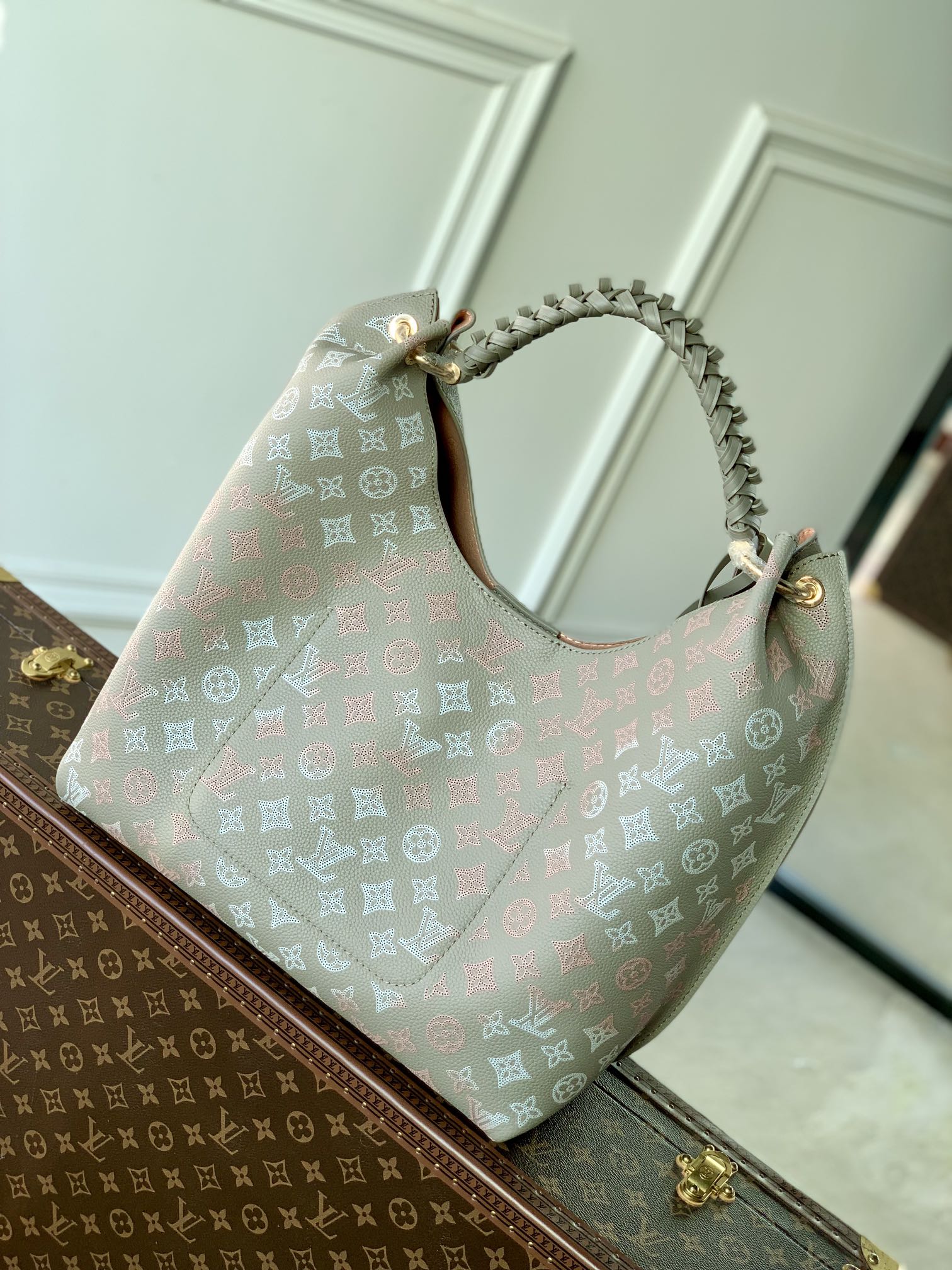 l0*is V*t0n carmel hobo bag-35*40*17cm