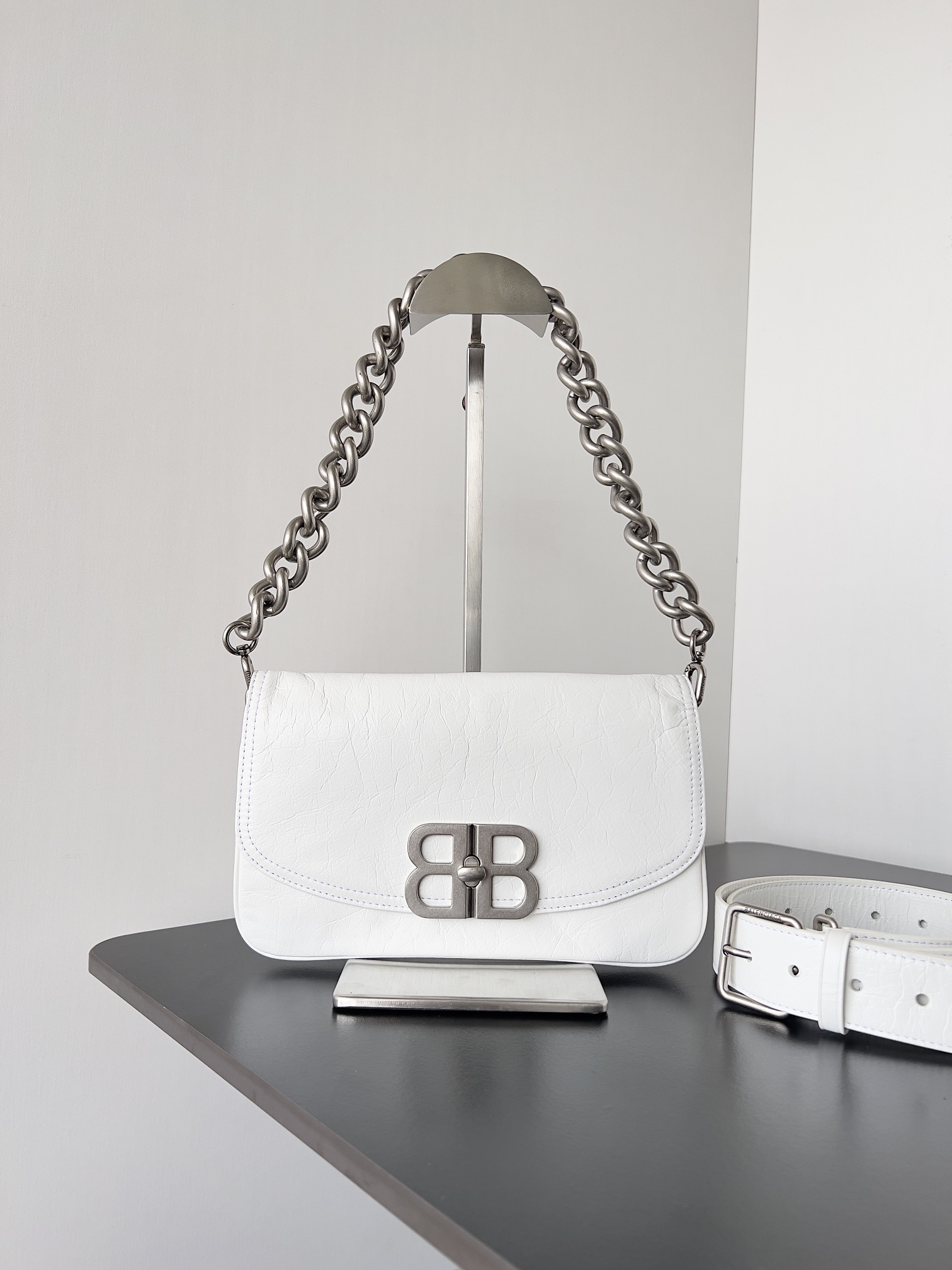 Ba*len*cia*ga bb soft bag-25.3*24.8*3cm