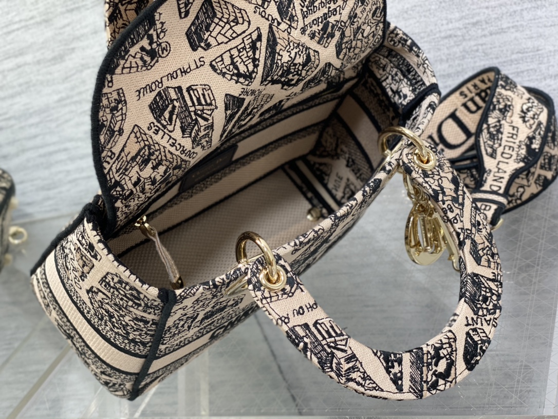 lady D*or handle bag-24cm