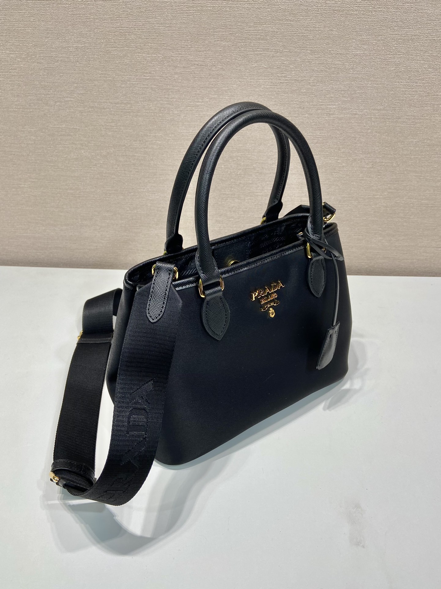 Pra*a 1ba172 vintage tote-25*18*13cm