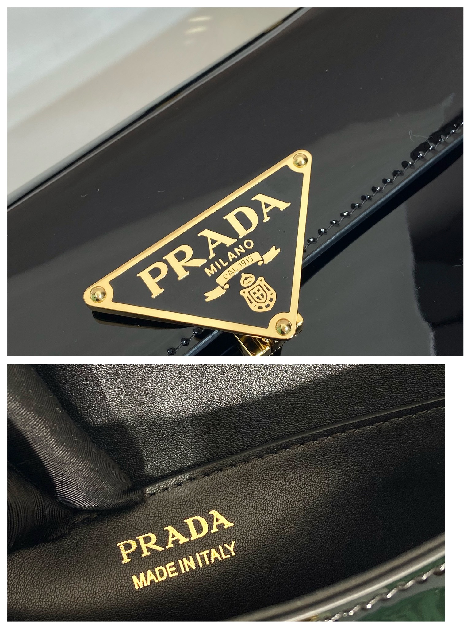 Pra*a patent 1bd339 bag-20.5*10.5*4cm