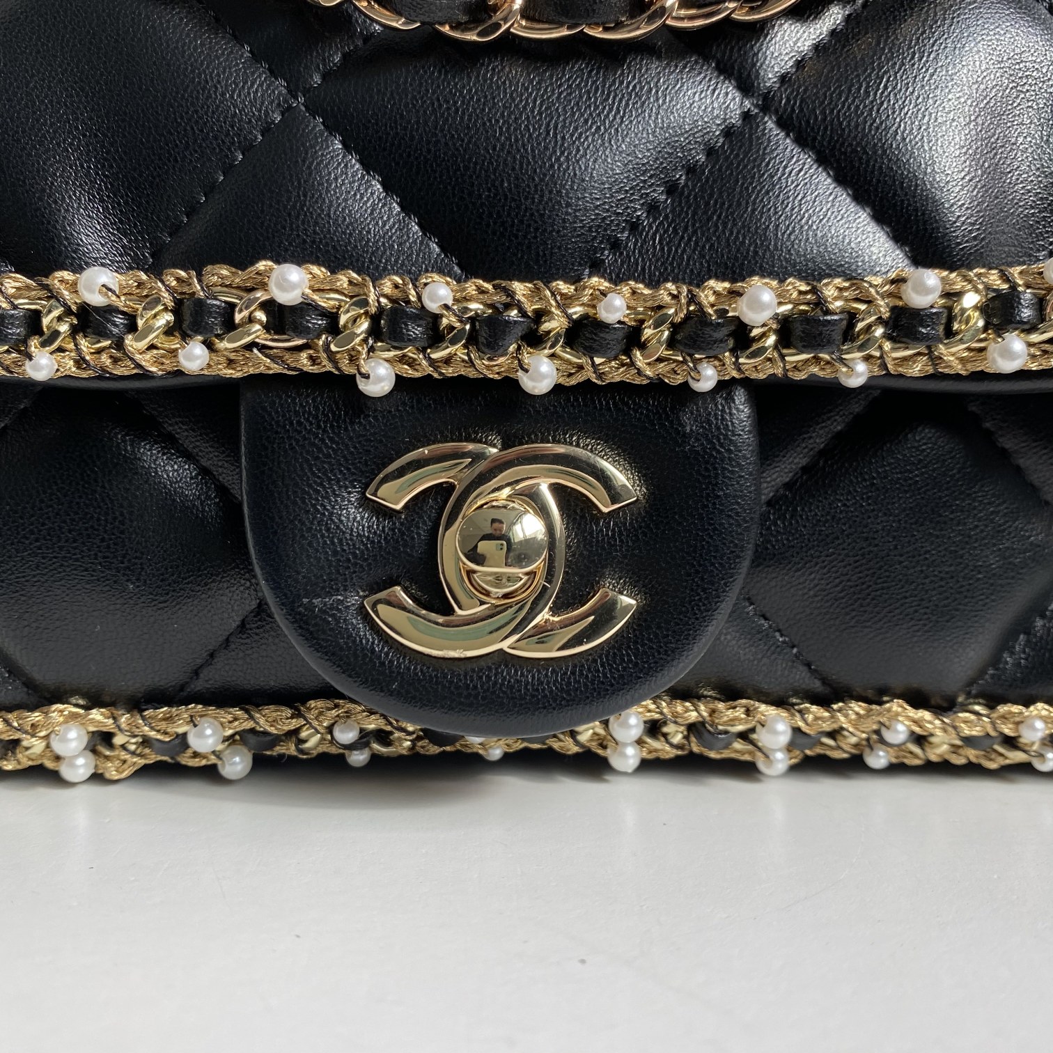 Ch@nel Flap Bag-21x12x7.5CM