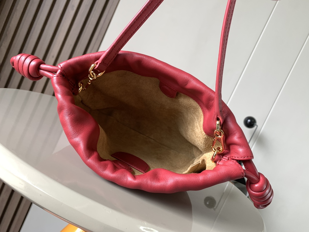 L0ew* mini flamenco purse bag-23*17*5.5cm