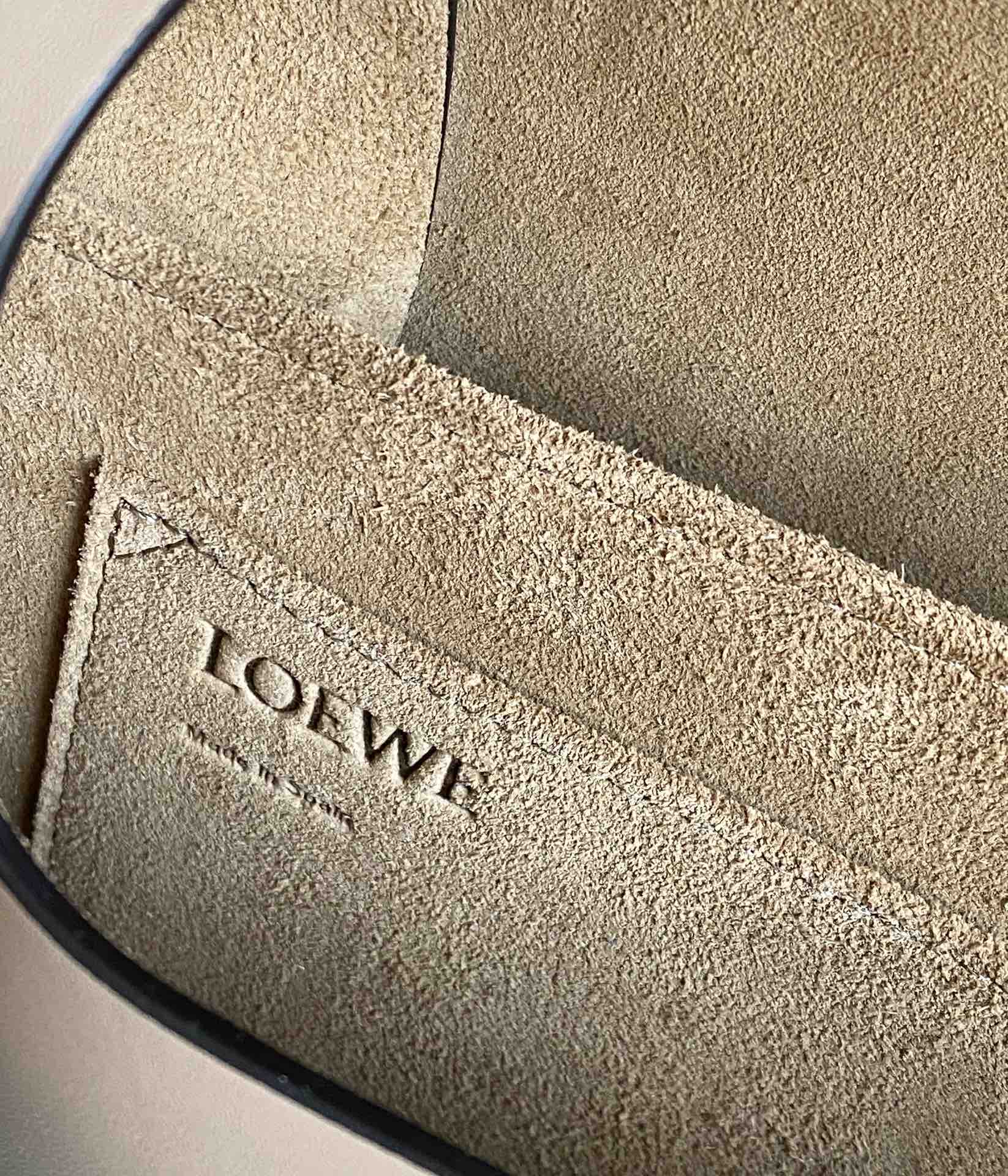 L0ew* puzzle gatedual bag-25*19*11.5cm