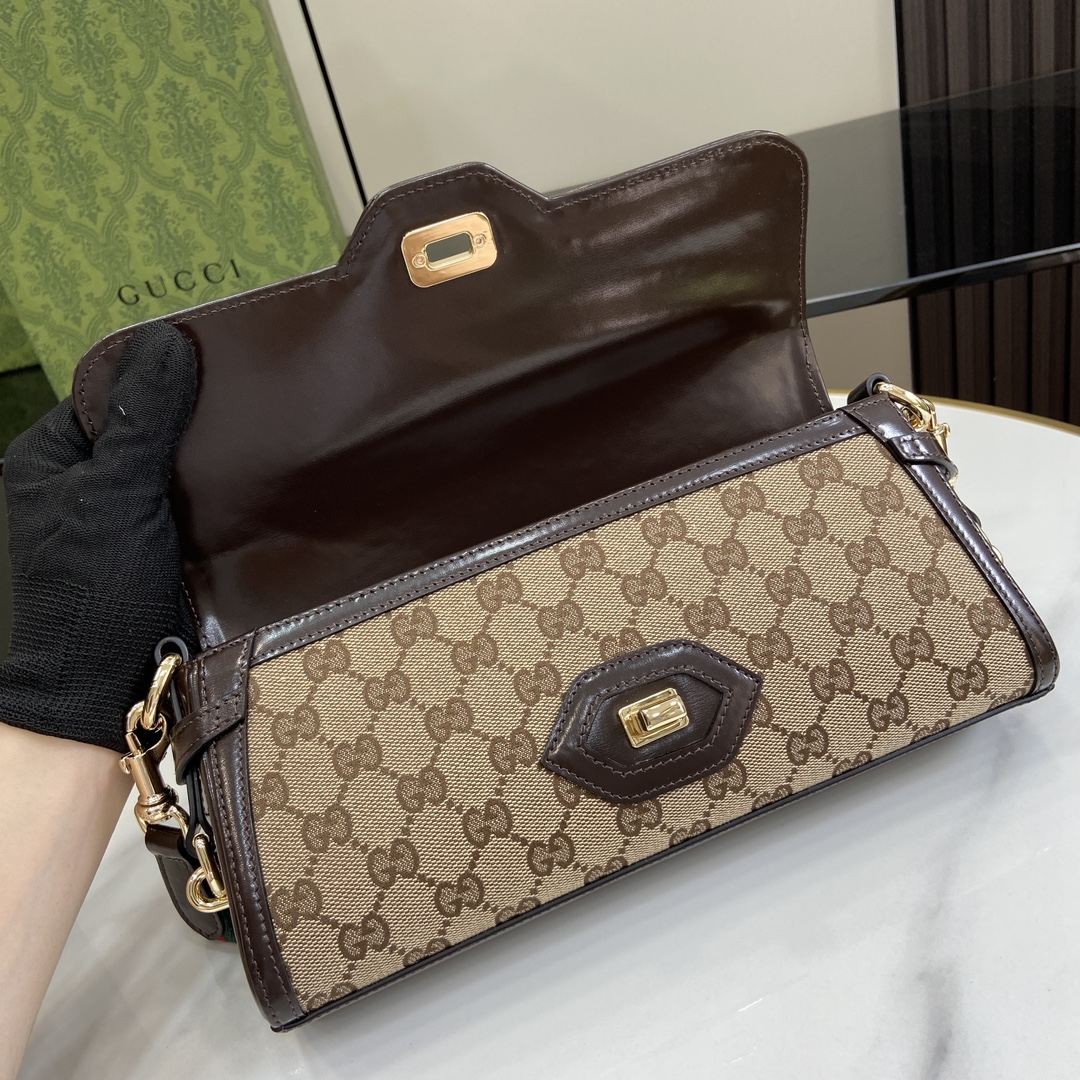 G*u*i luce bag-12.5*27.5*6.5cm