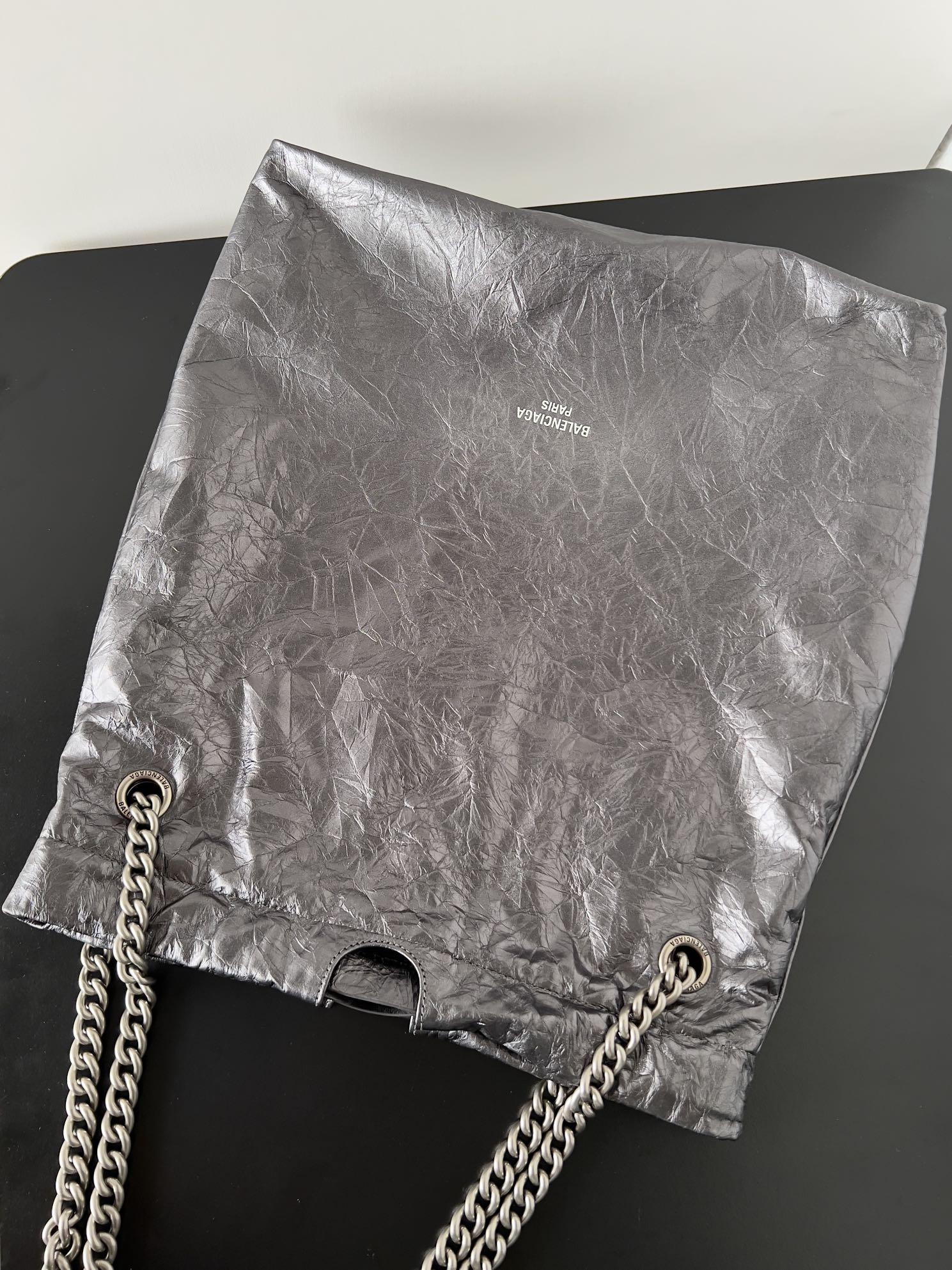 Ba*len*cia*ga crush tote-39.9x46.0x14.0cm