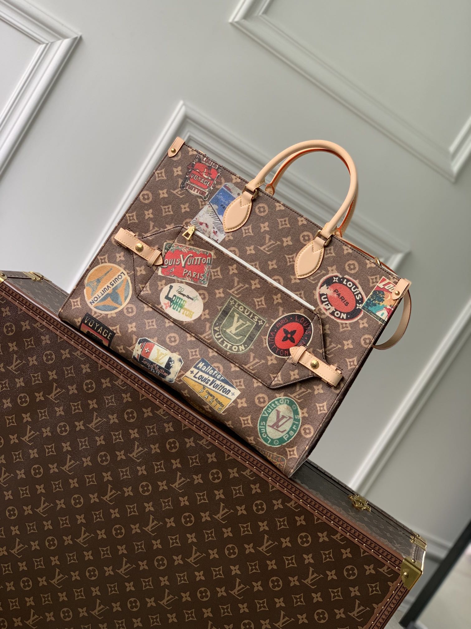 l0*is V*t0n onthego voyage handbag-m46823-43*33*18.5 cm