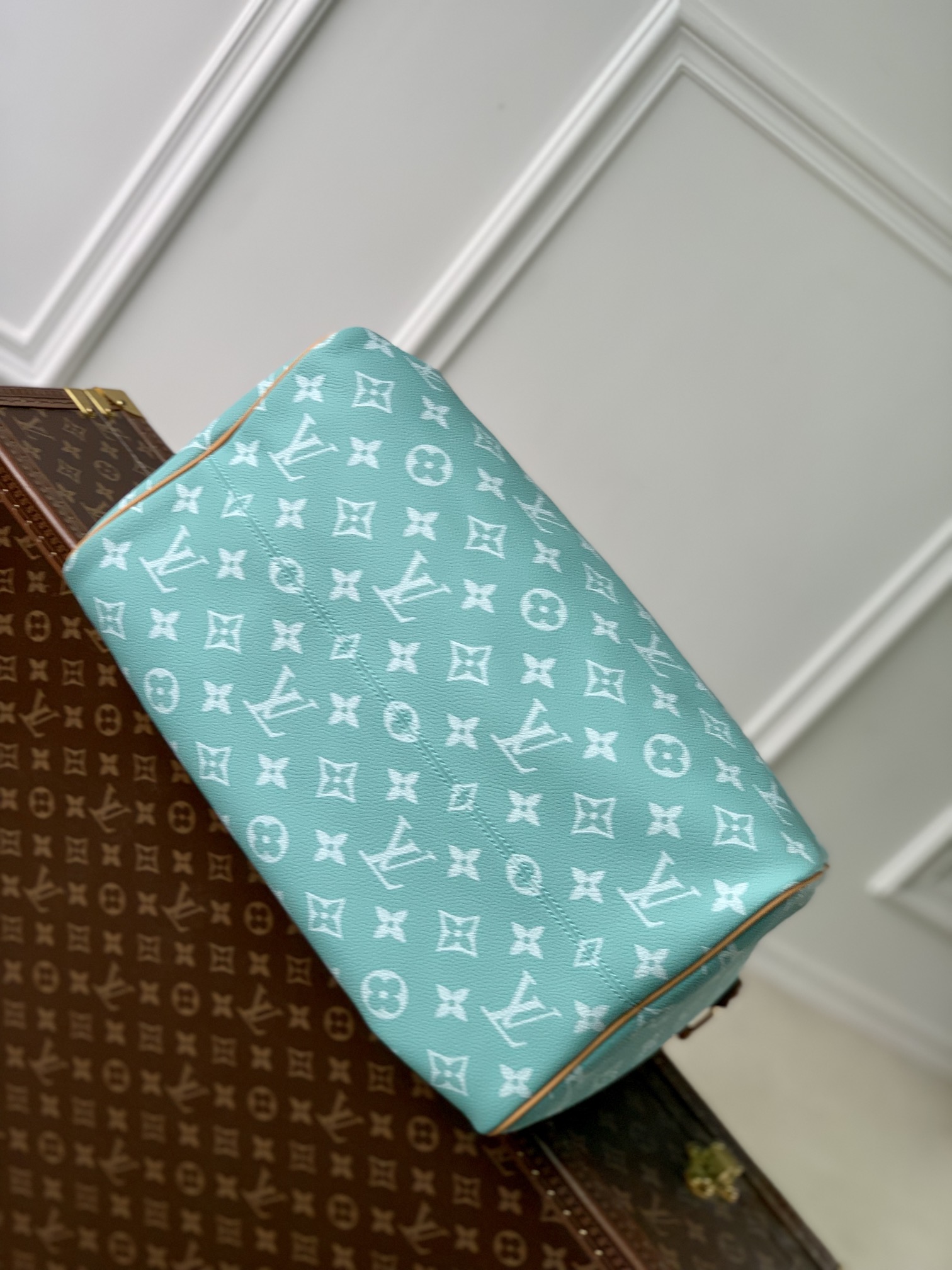 l0*is V*t0n speedy p9 bandoulière 40 monogram leather -40 x 26 x 23cm