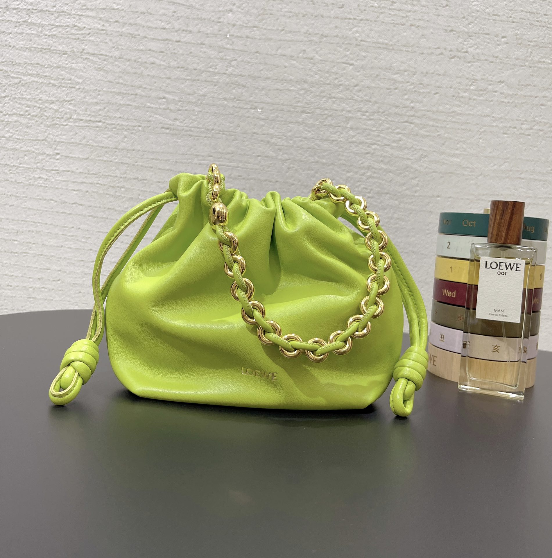 L0ew* flamenco purse 23*5.5*17cm
