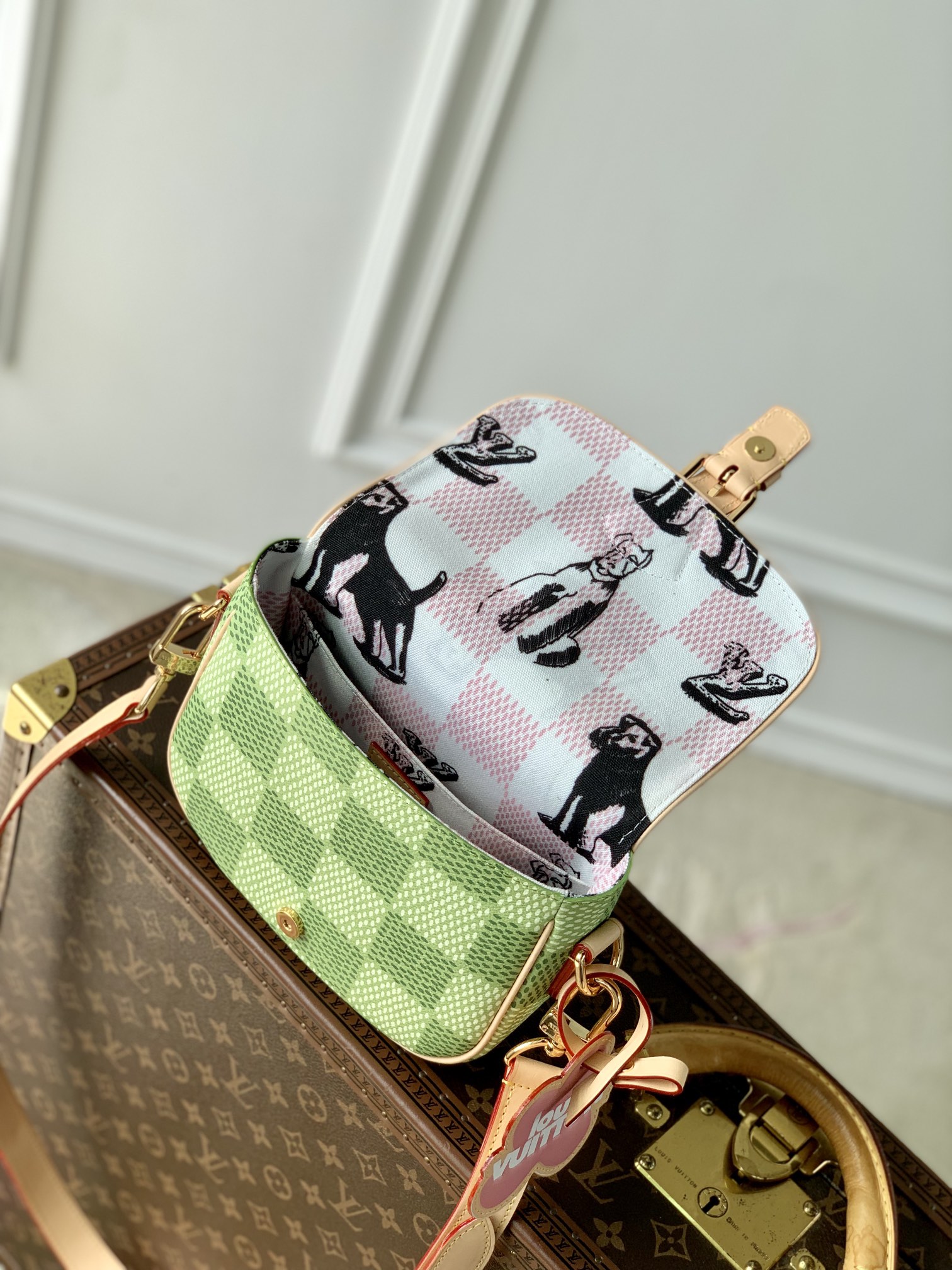 l0*is V*t0n montsouris bag-m47060-20 x 17 x 7cm