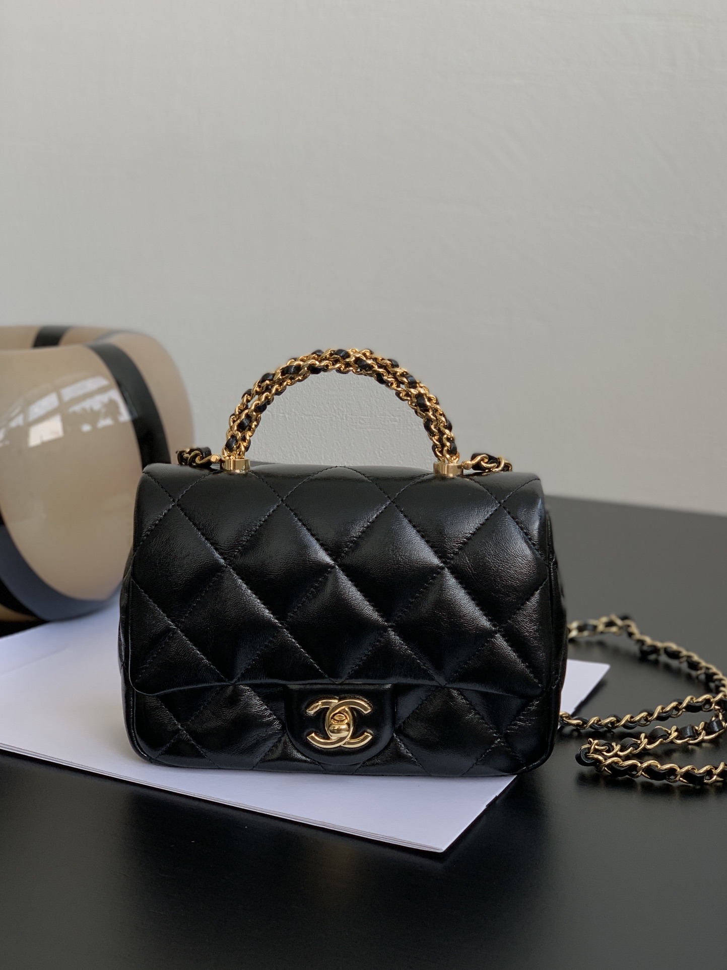 Ch@Nel Flap Bag-14×19×8.5CM