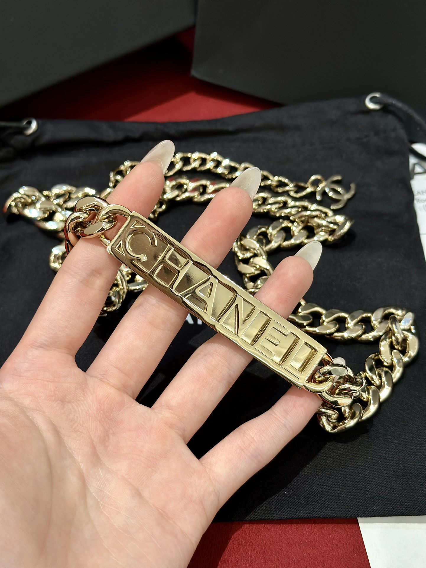 Ch@nel Waist Belt