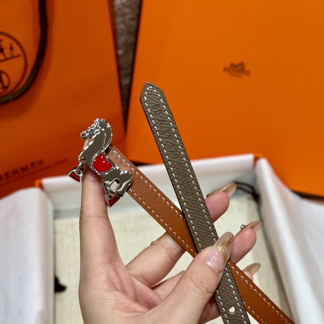 H**mes belt-1.3cm