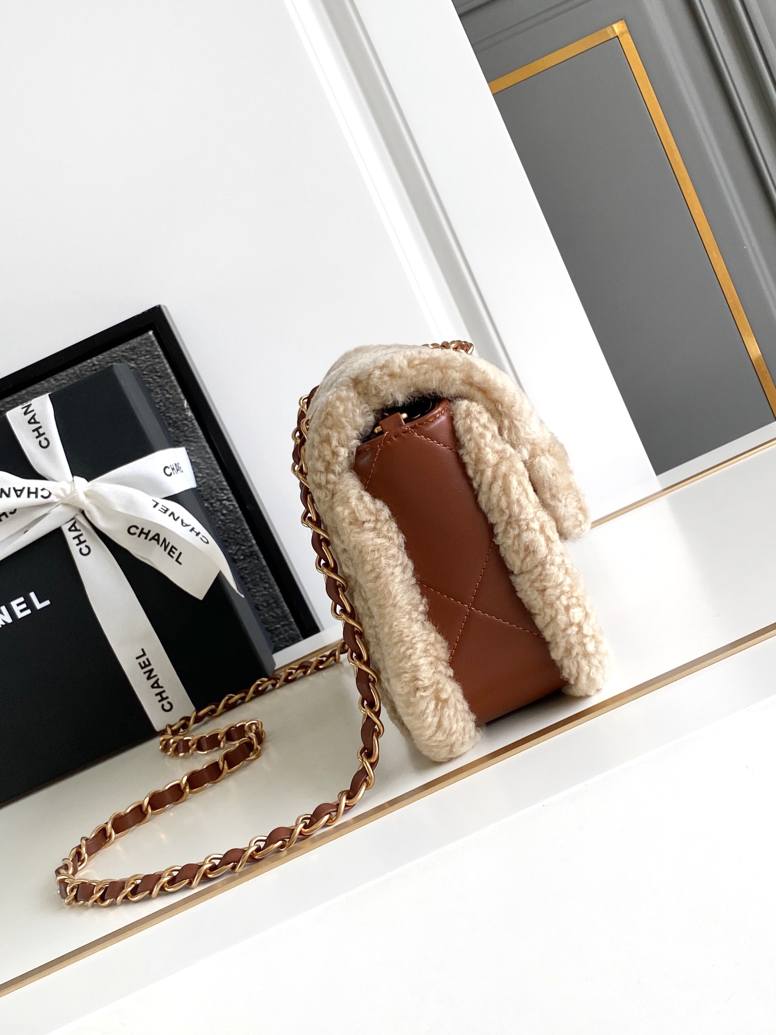 Ch@nel Flap Bag-16 x 23.5 x7.5CM