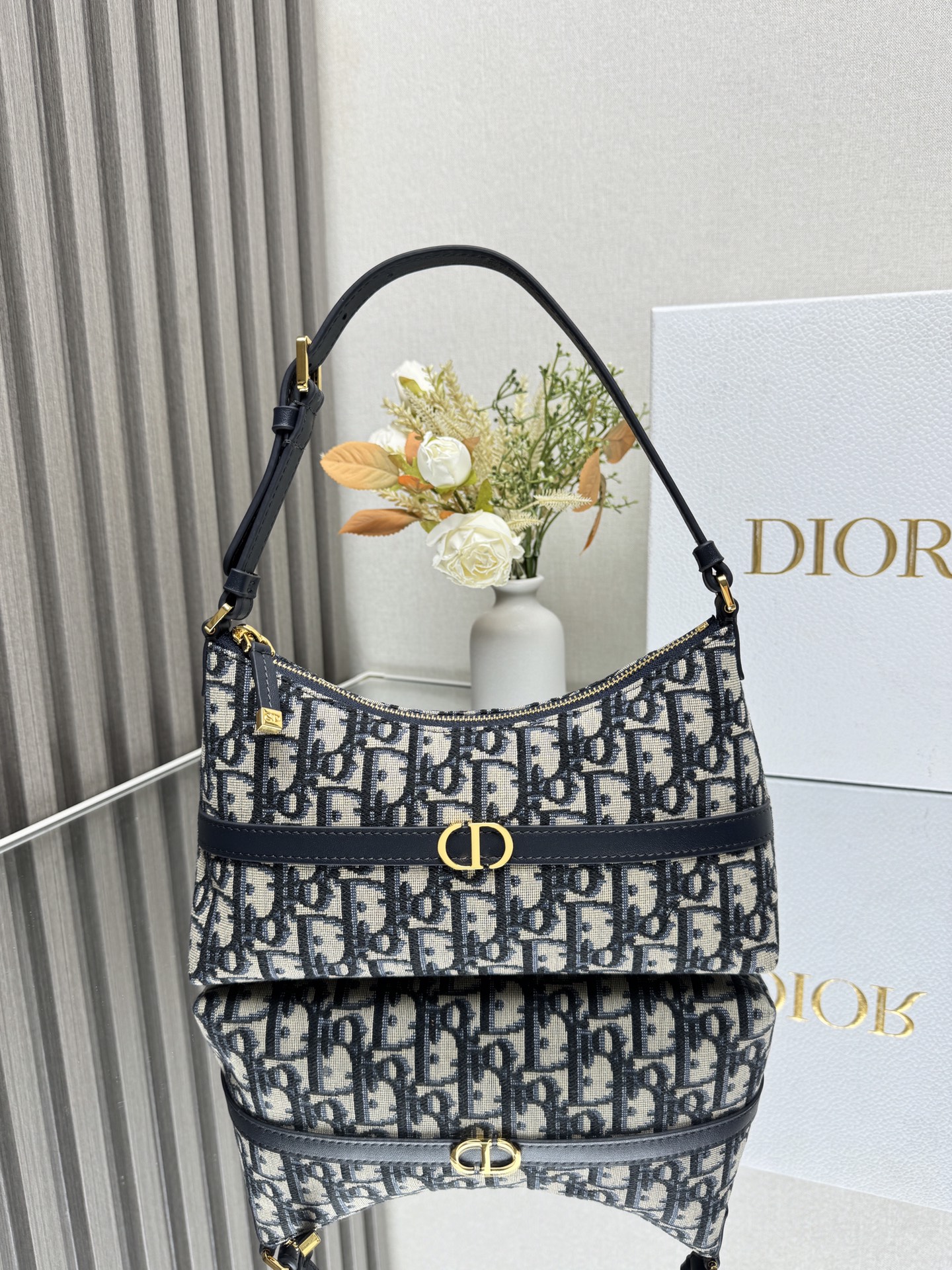 D*or miss caro mini hobo shoulder bag-23×13*6cm