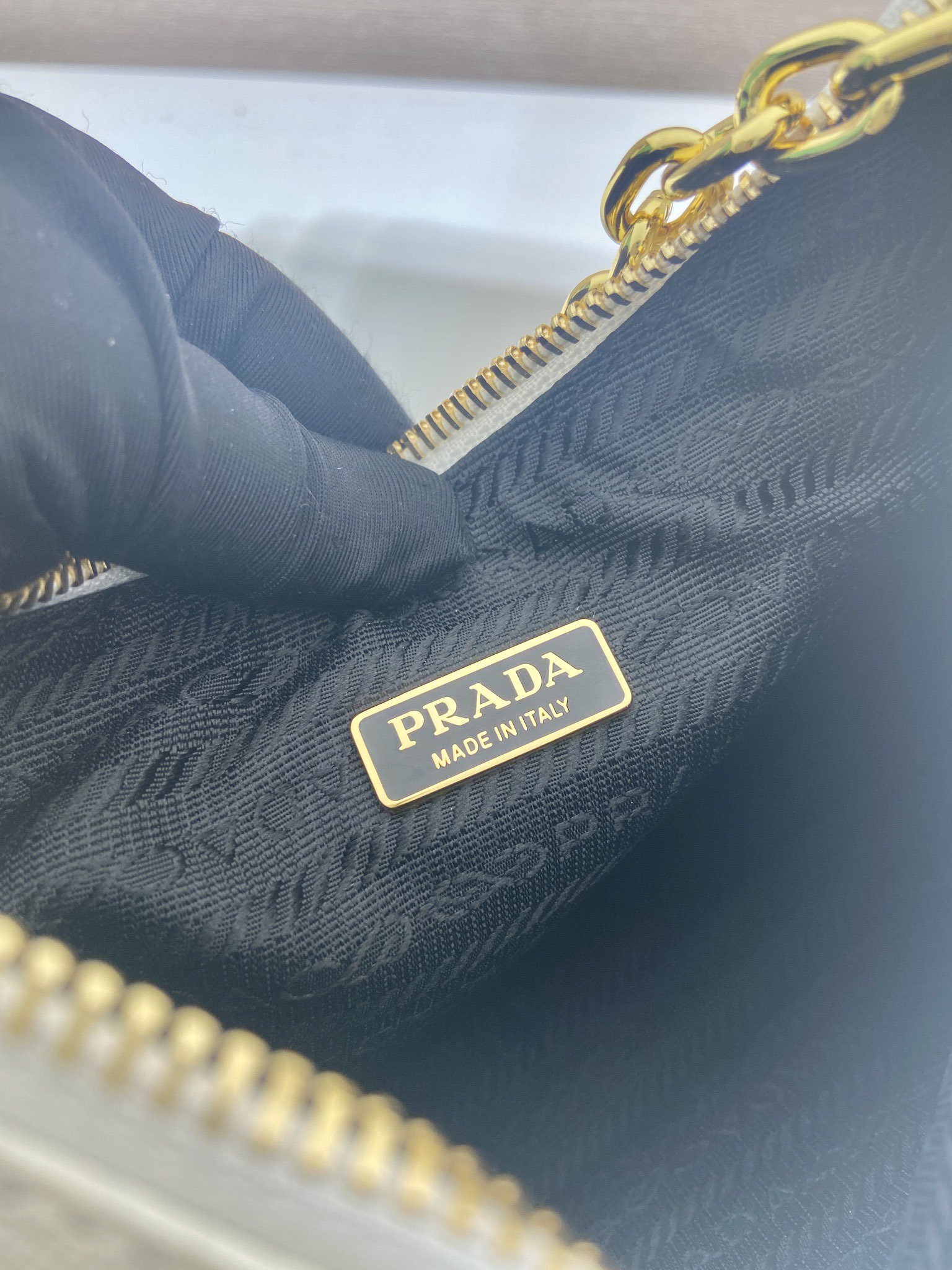 Prad 1BC204 Hobo Bag-22x6x17CM