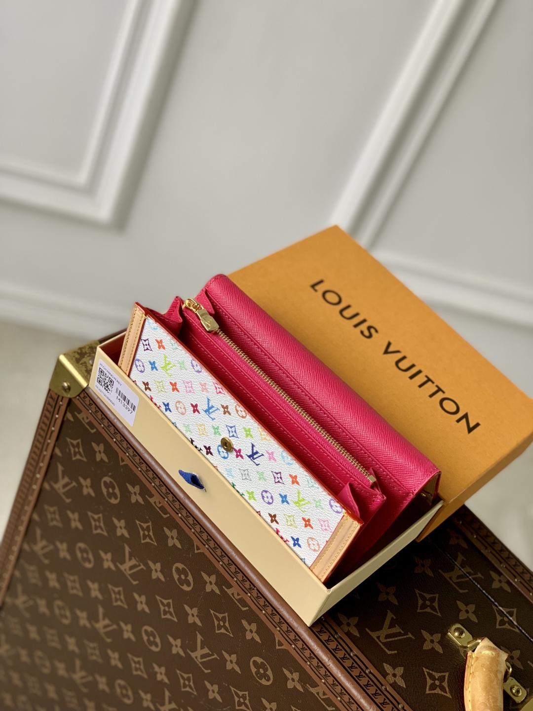 LV x TM Sarah Wallet Other Monogram Canvas-M13397-19 x 10.5 x 2.5CM