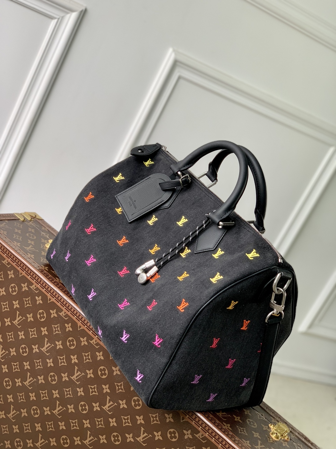 l0vis vvtt0n speedy 40 bandoulière以lv blason De*1m-40 x 26 x 23cm